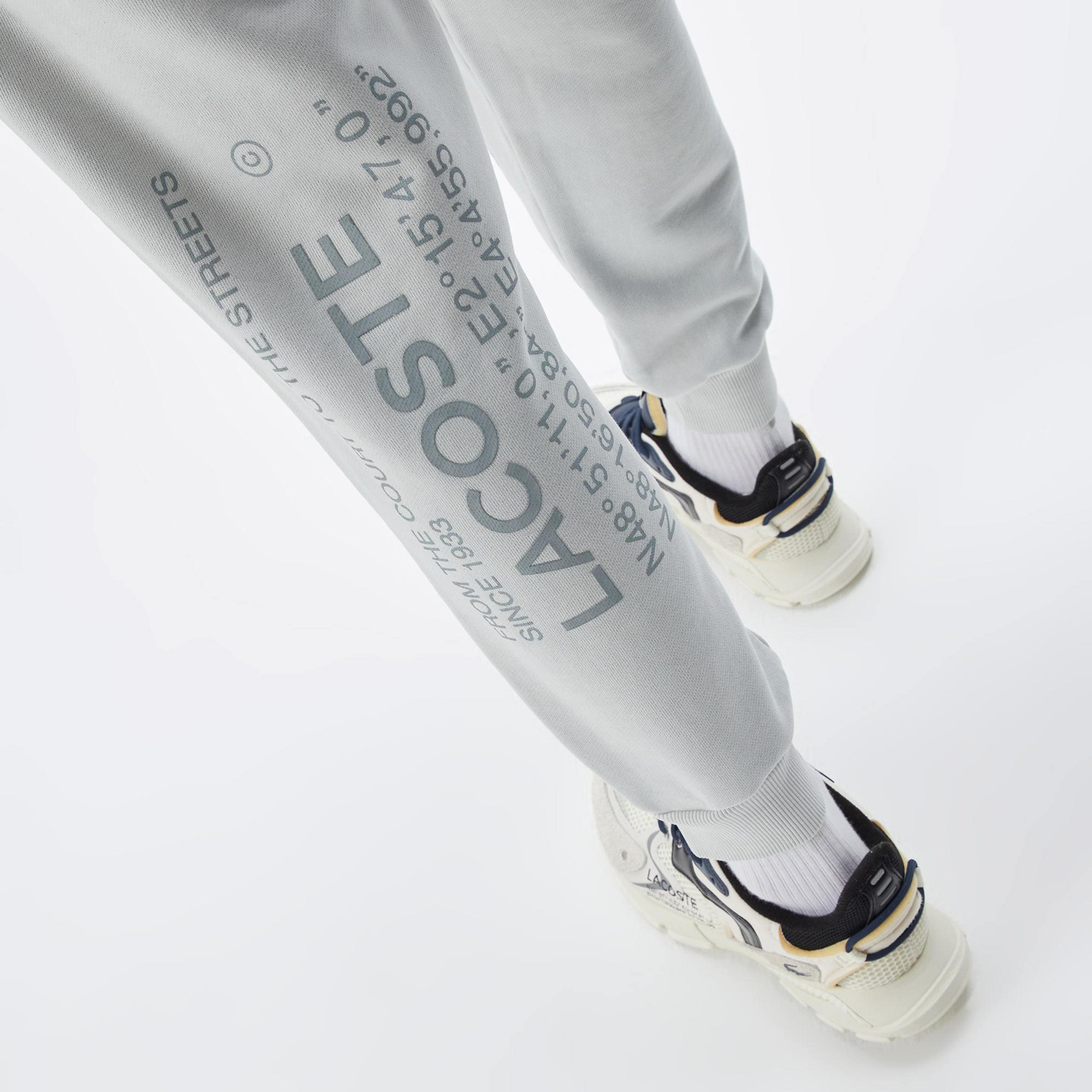 Lacoste House of SuperStep X Lacoste Kadın Gri Eşofman Altı