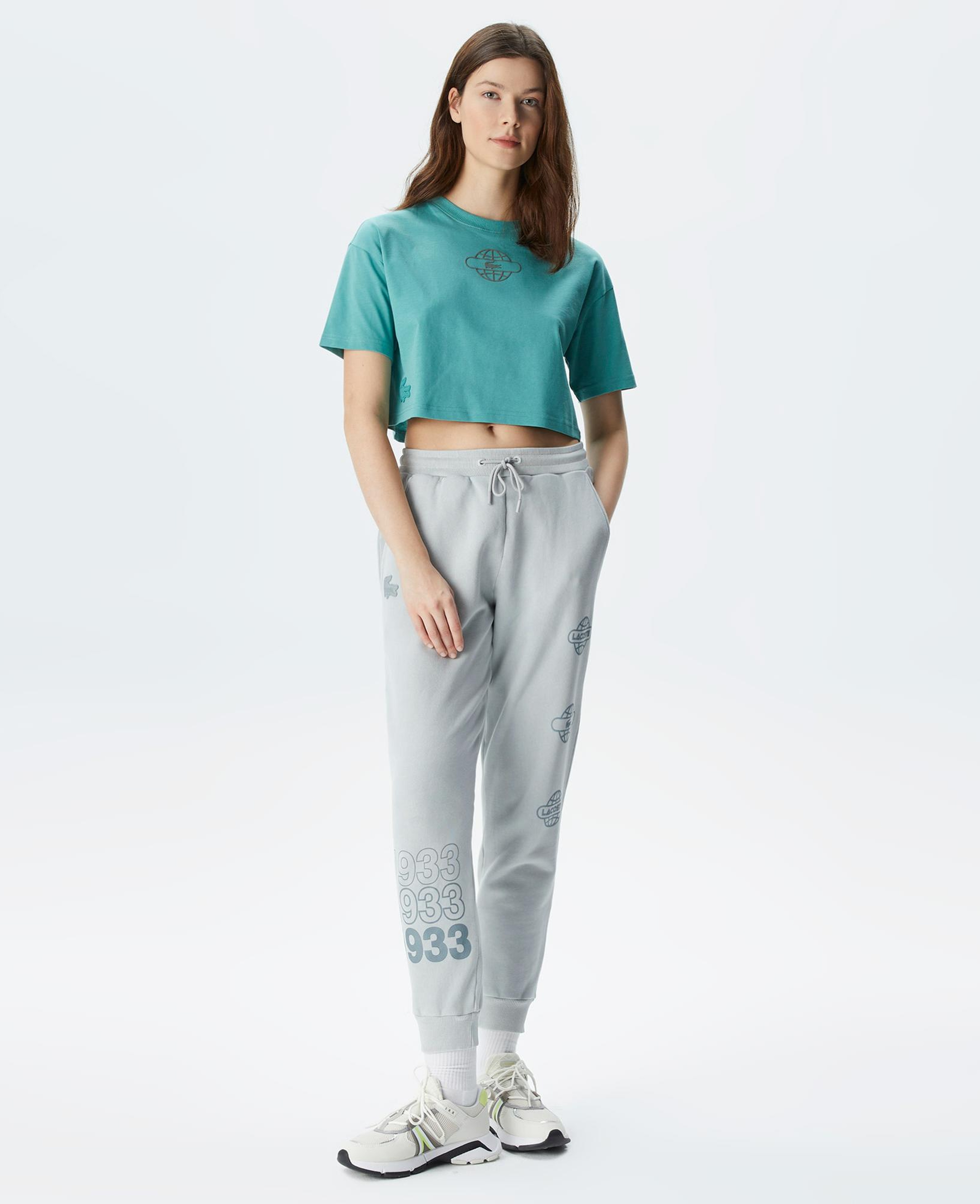 Lacoste House of SuperStep X Lacoste Kadın Gri Eşofman Altı