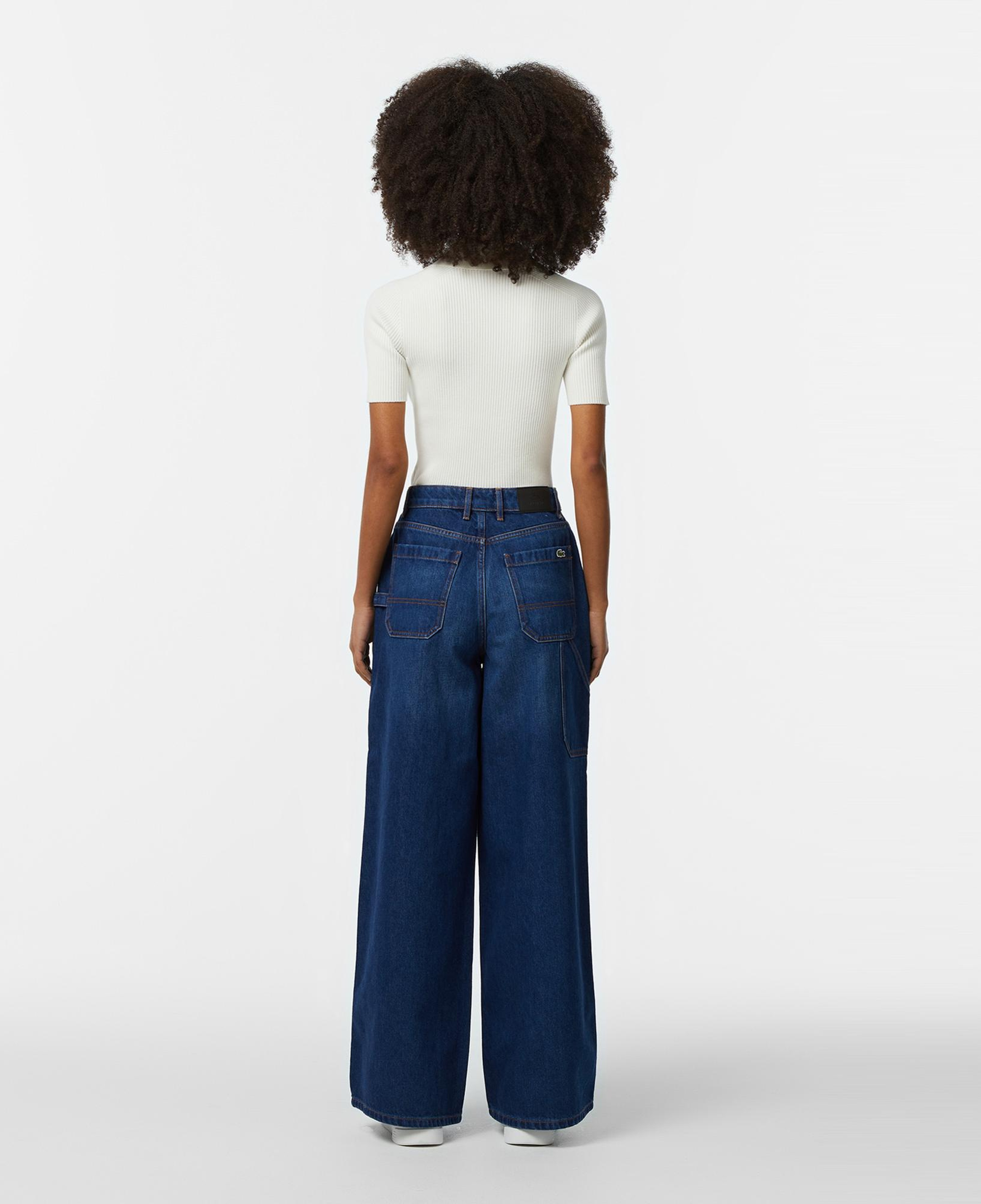 Kadın Wide Fit Mavi Jean Pantolon