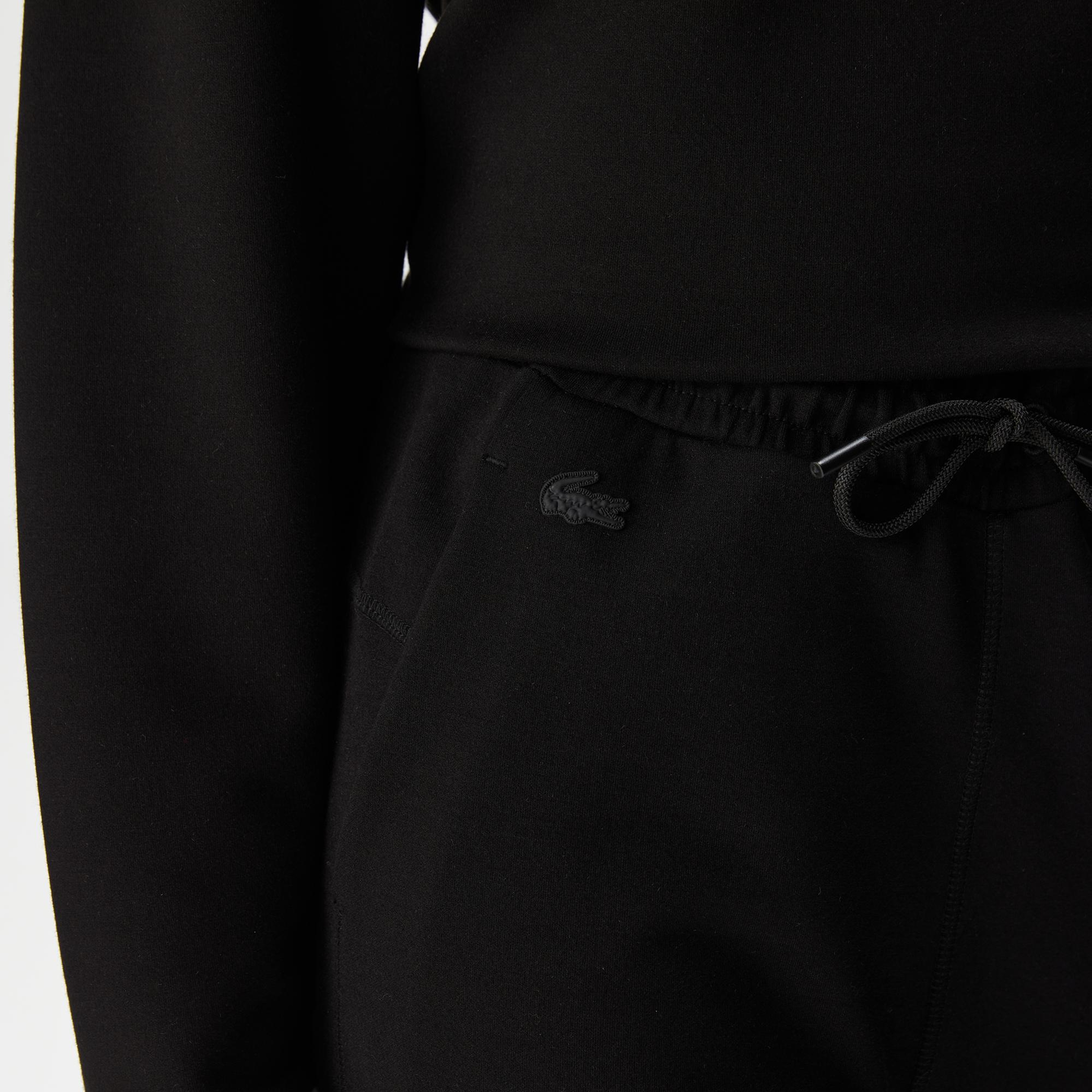 Kadın İspanyol Paça Siyah Eşofman Altı