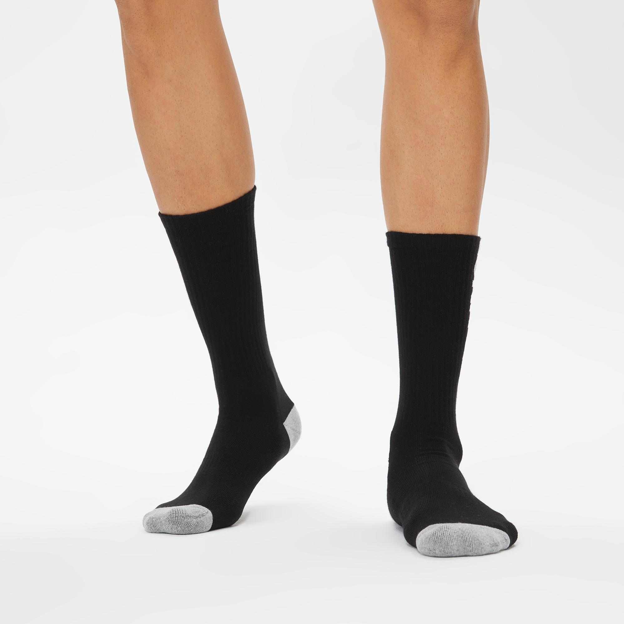 United4 Cure Unisex Siyah/Gri/Beyaz 3'lü Çorap