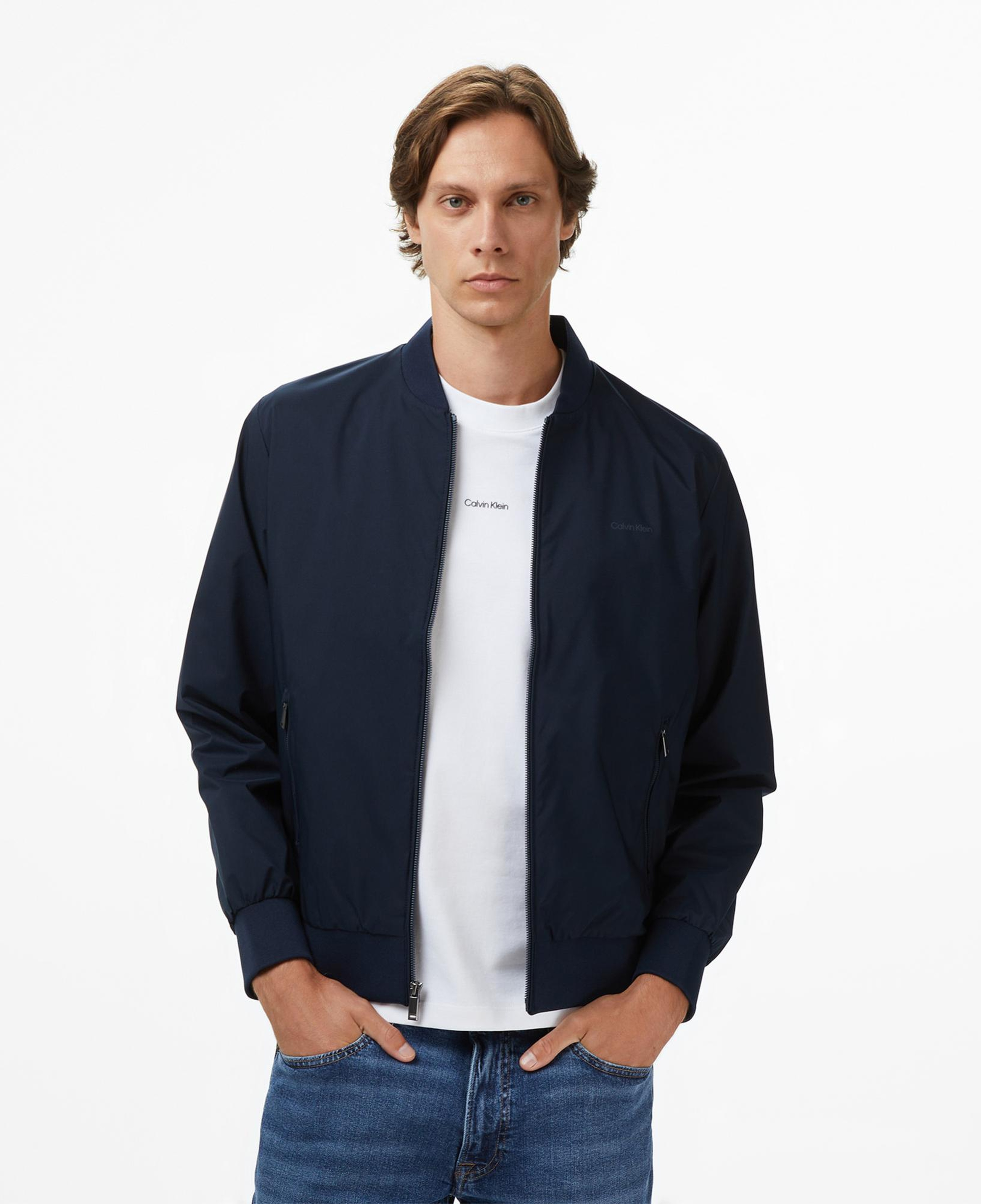 Calvin Klein Matte Bomber Erkek Lacivert Ceket