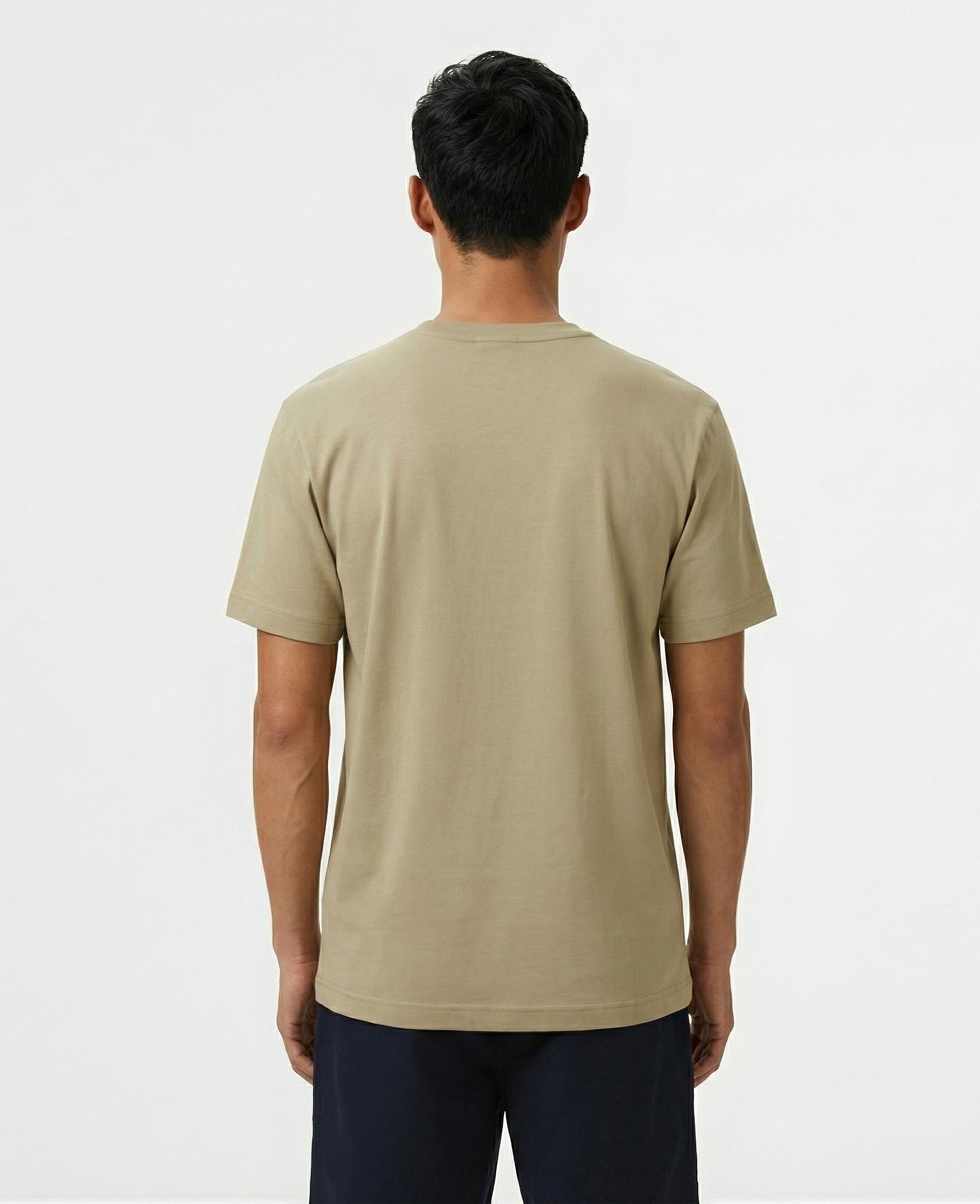 Calvin Klein Hero Logo Comfort Erkek Bej T-Shirt