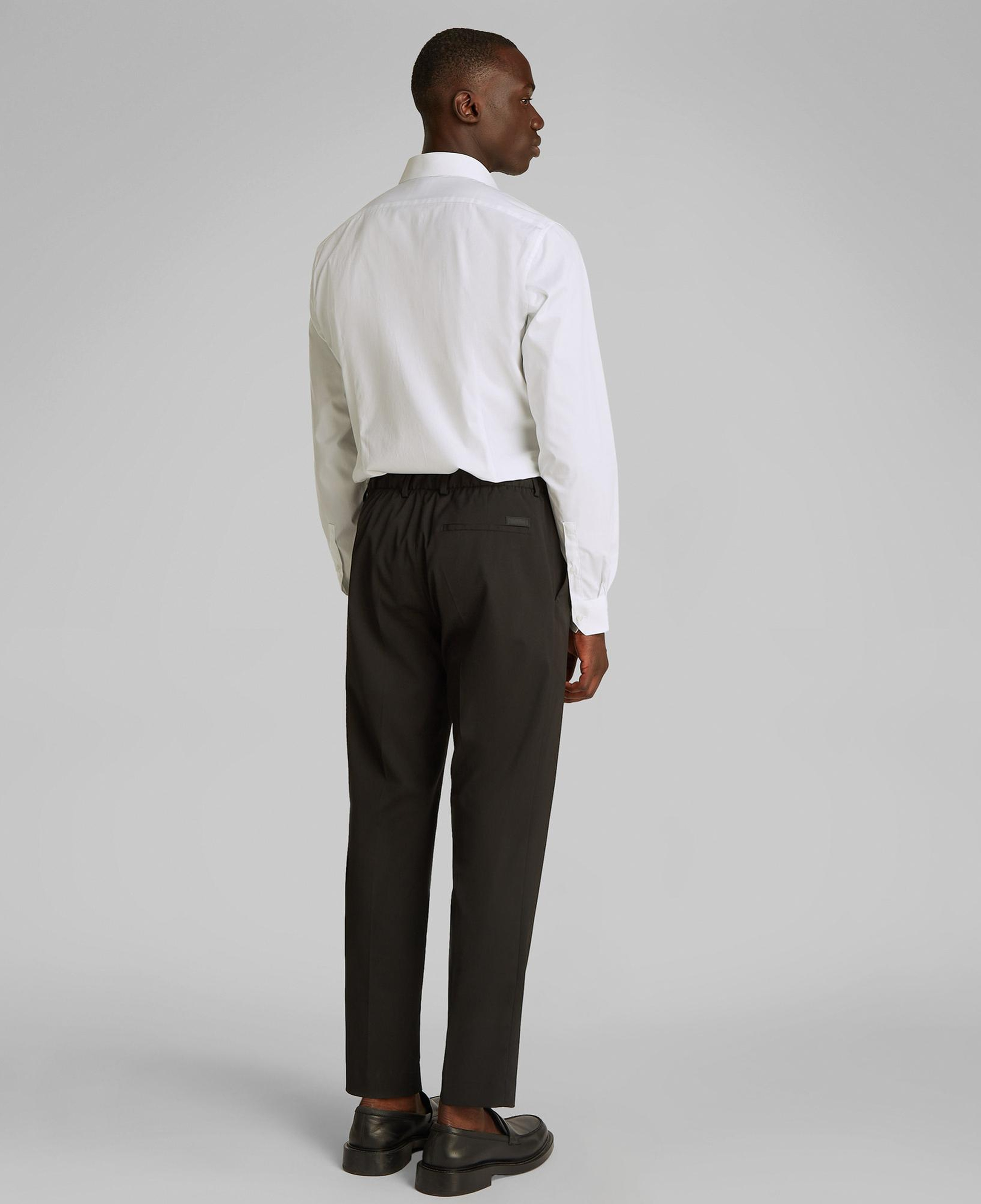 Calvin Klein Poplin Stretch Regular Erkek Beyaz Gömlek