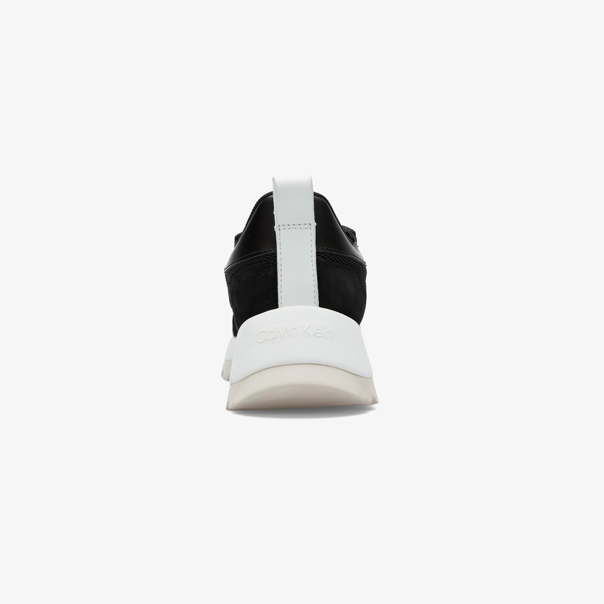 Calvin Klein Runner Lace Up Mesh Kadın Siyah Sneaker
