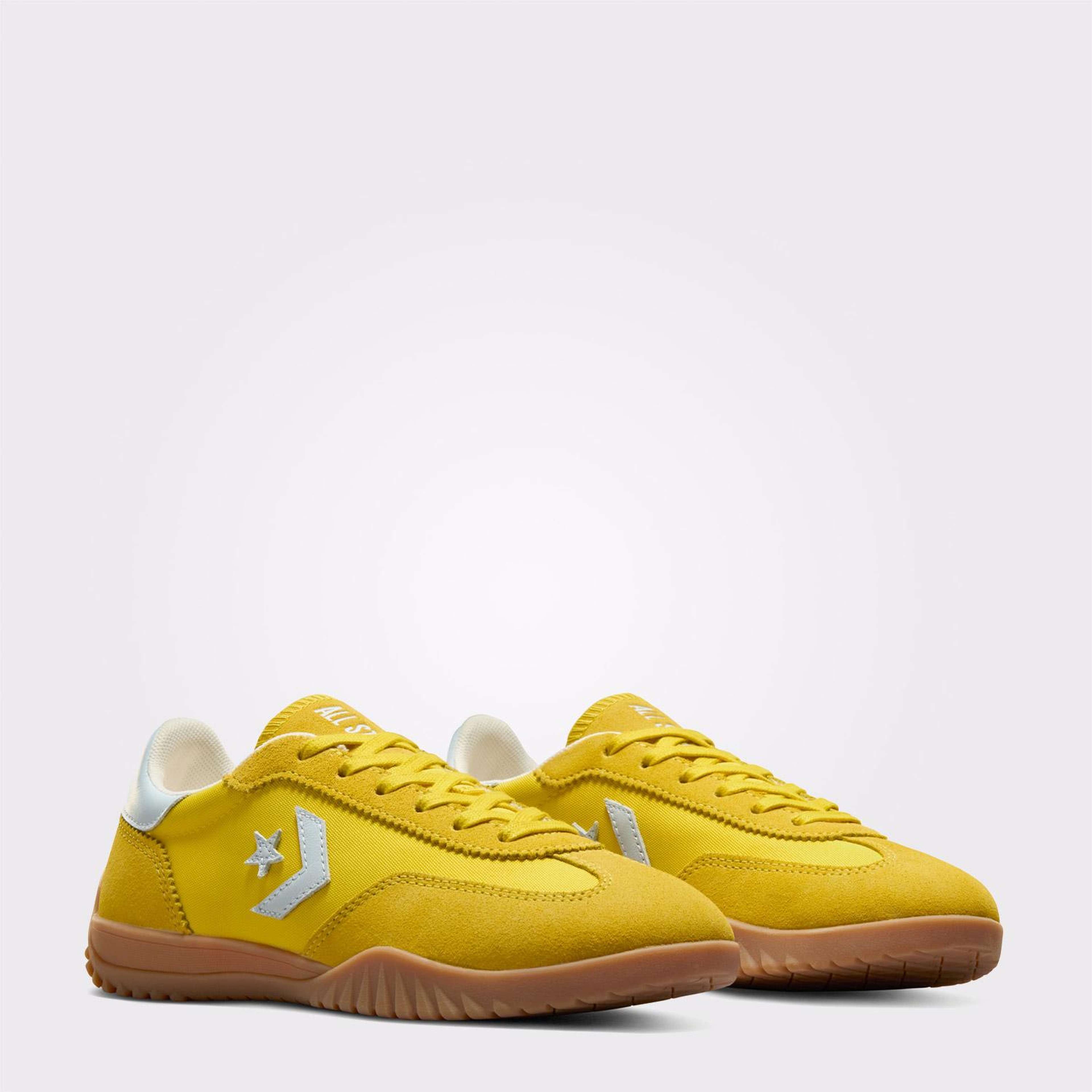 Converse Run Star Trainer Unisex Sarı Süet Sneaker