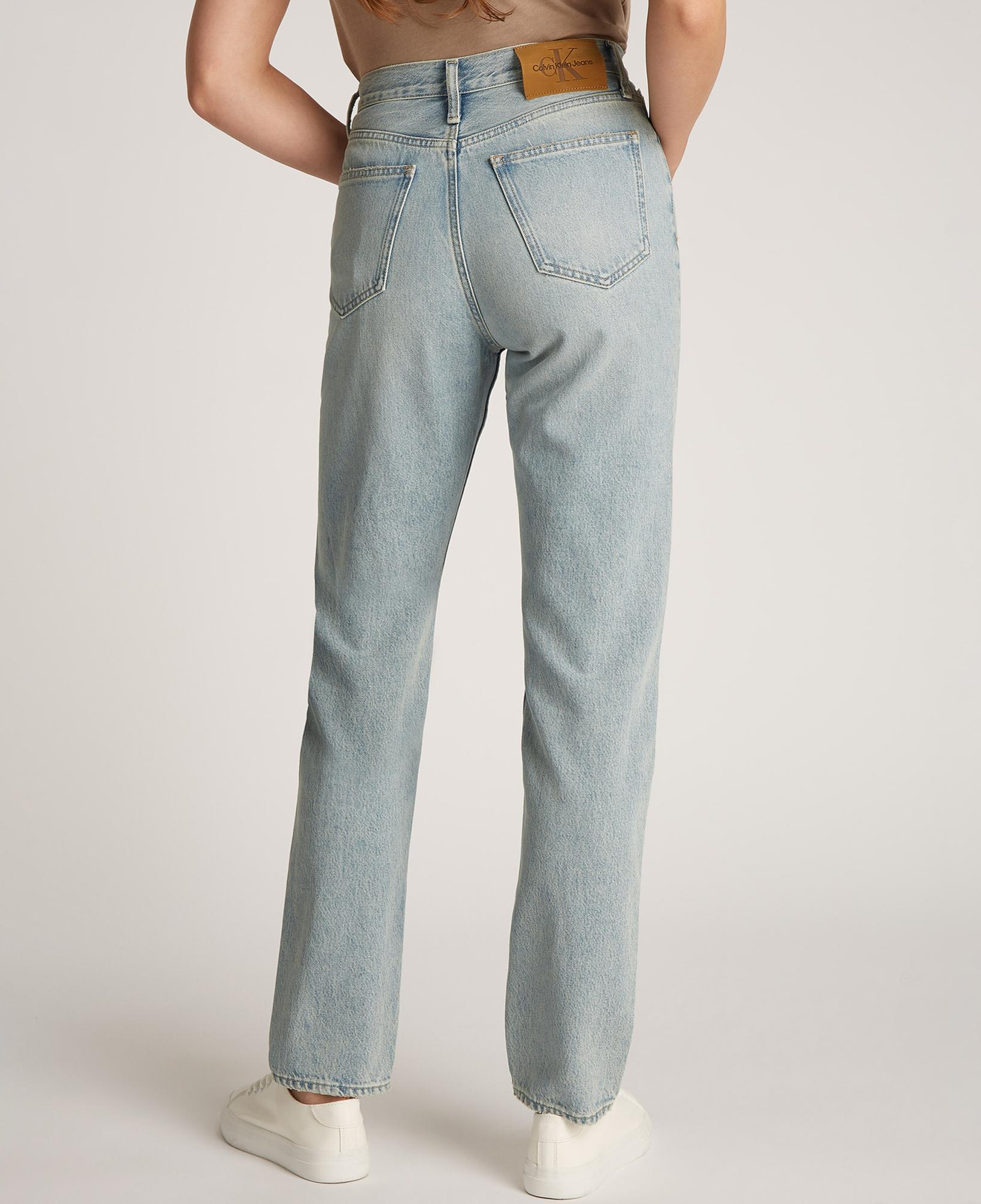 Calvin Klein Authentic Slim Straight Kadın Mavi Jean