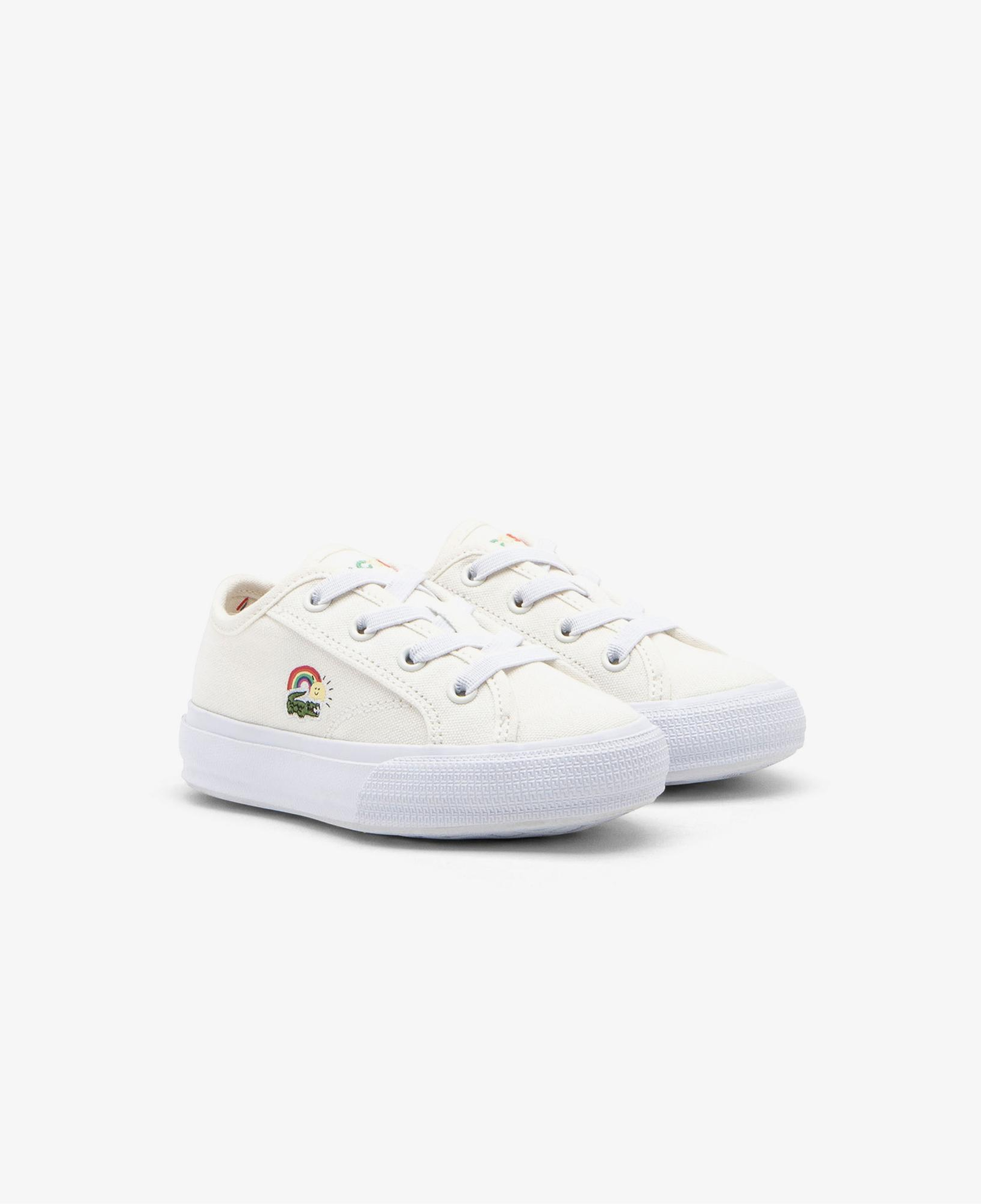 Lacoste Backcourt Çocuk Krem Sneaker