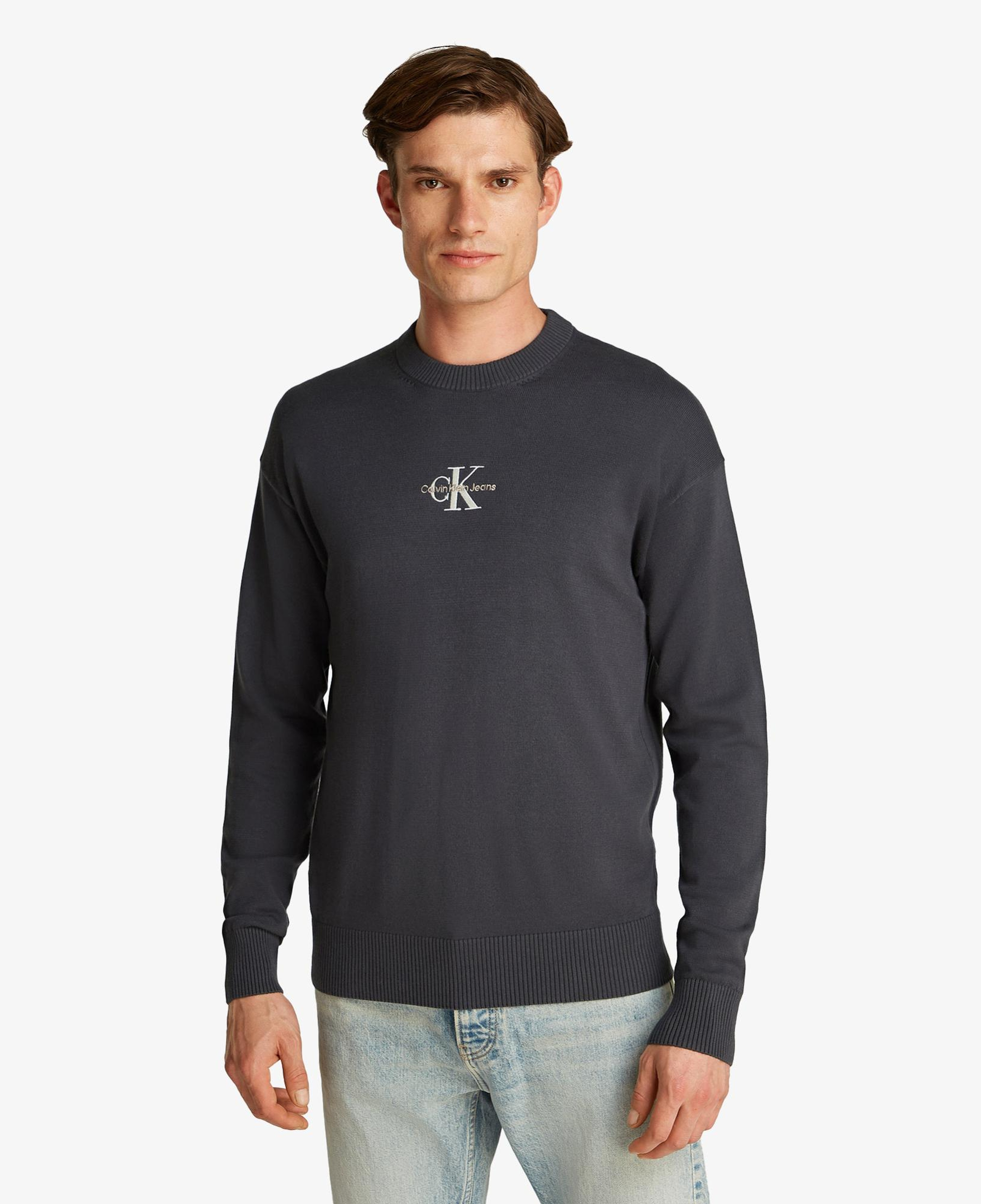 Calvin Klein Erkek Siyah Triko