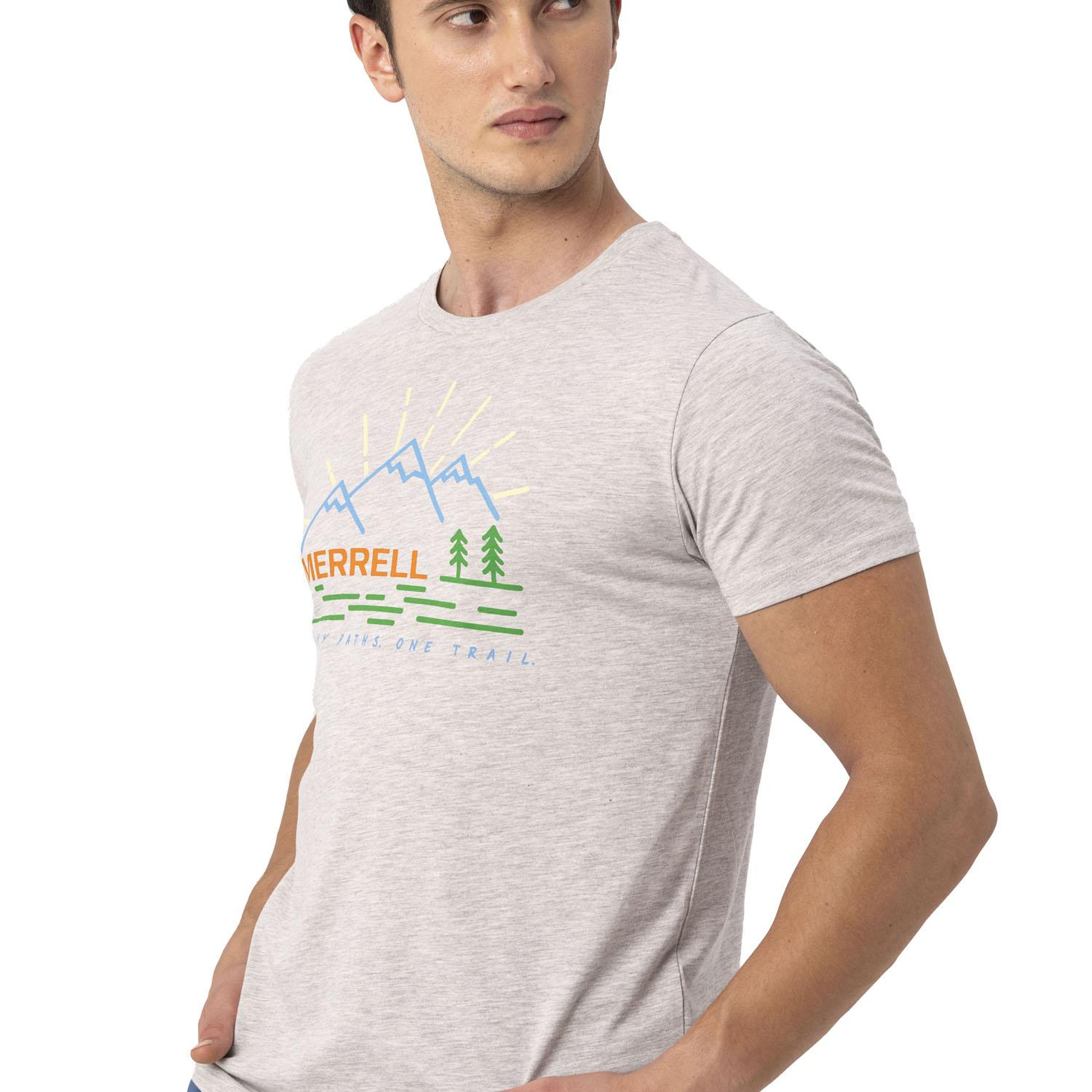 Merrell Tobi Erkek Gri Tişört