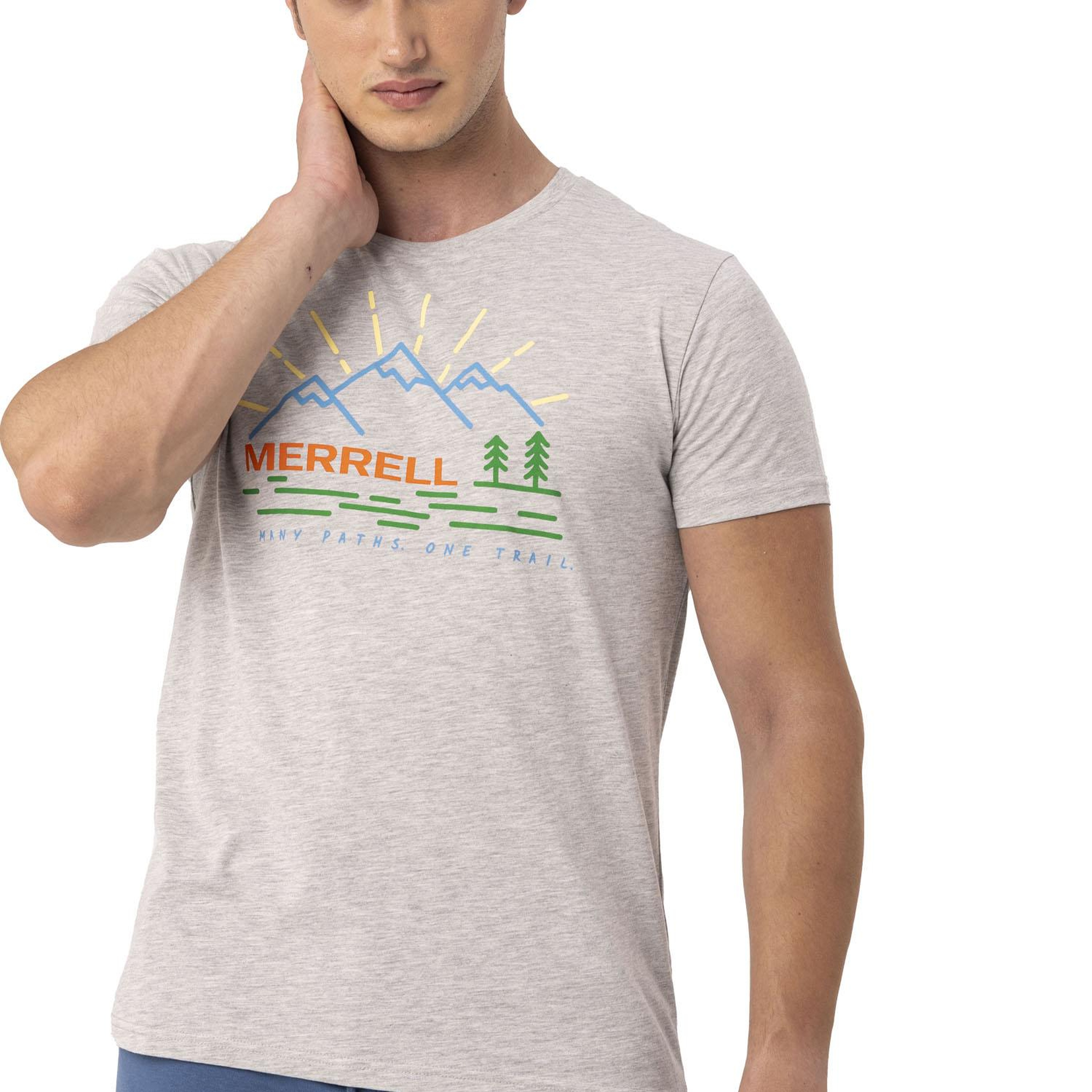Merrell Tobi Erkek Gri Tişört