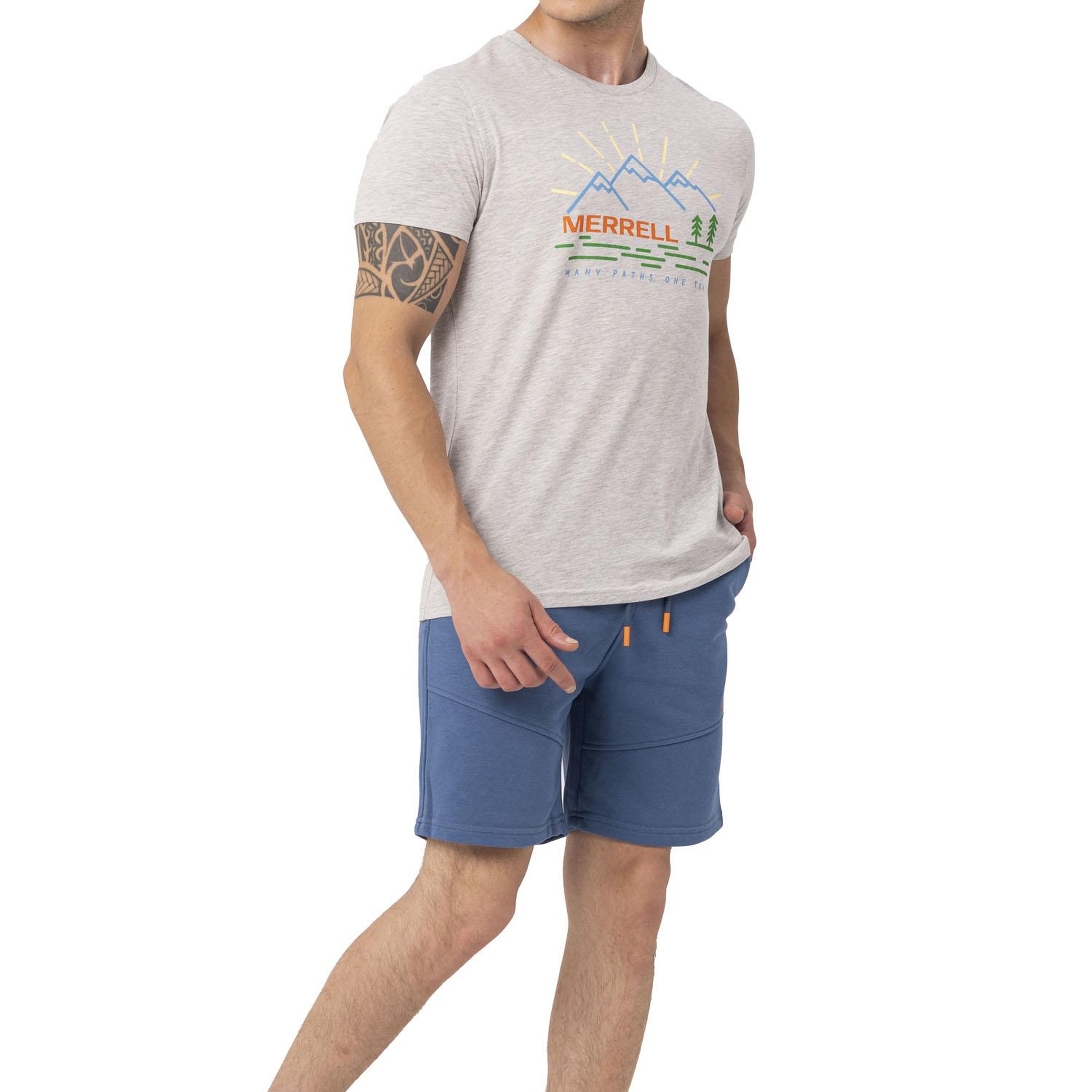 Merrell Tobi Erkek Gri Tişört