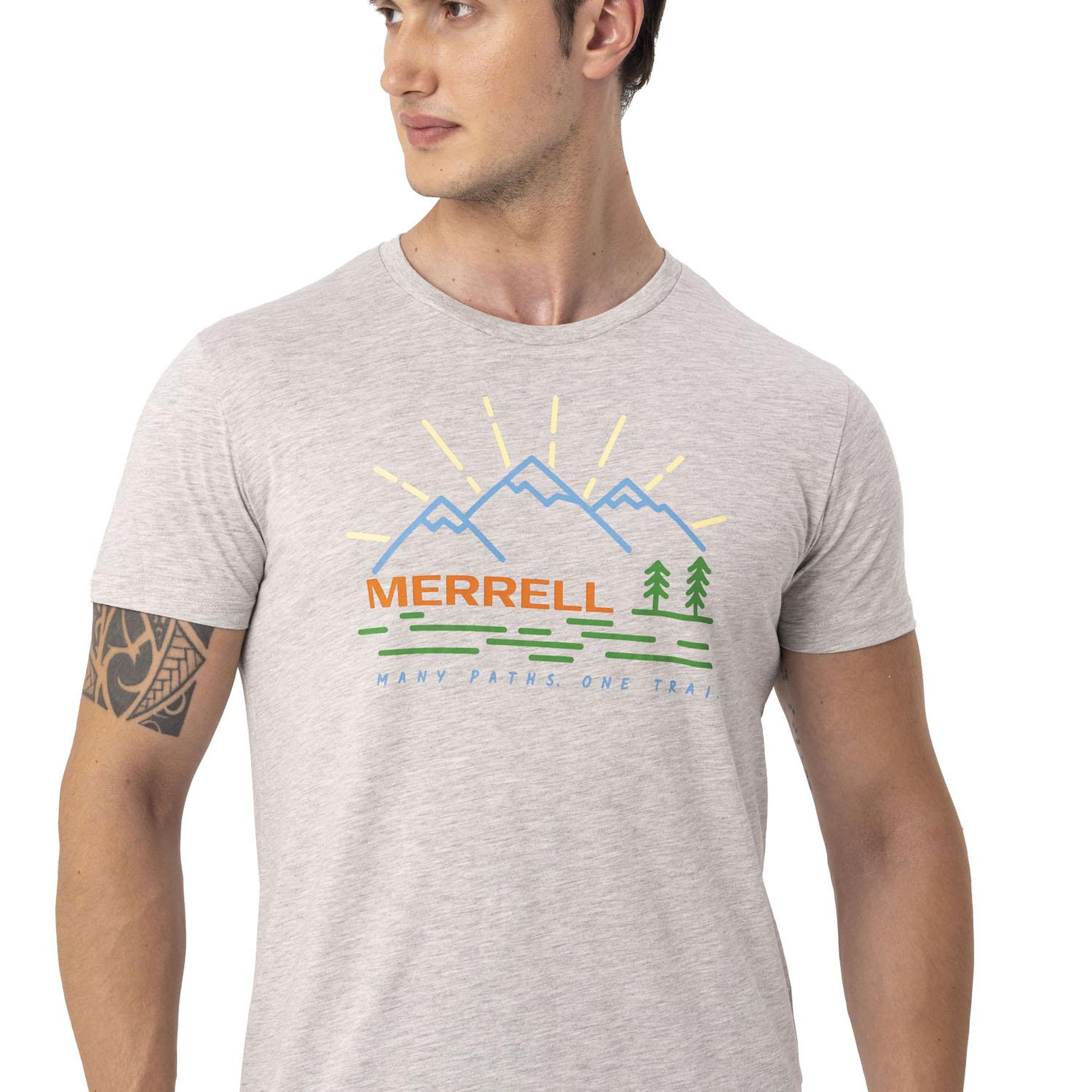 Merrell Tobi Erkek Gri Tişört