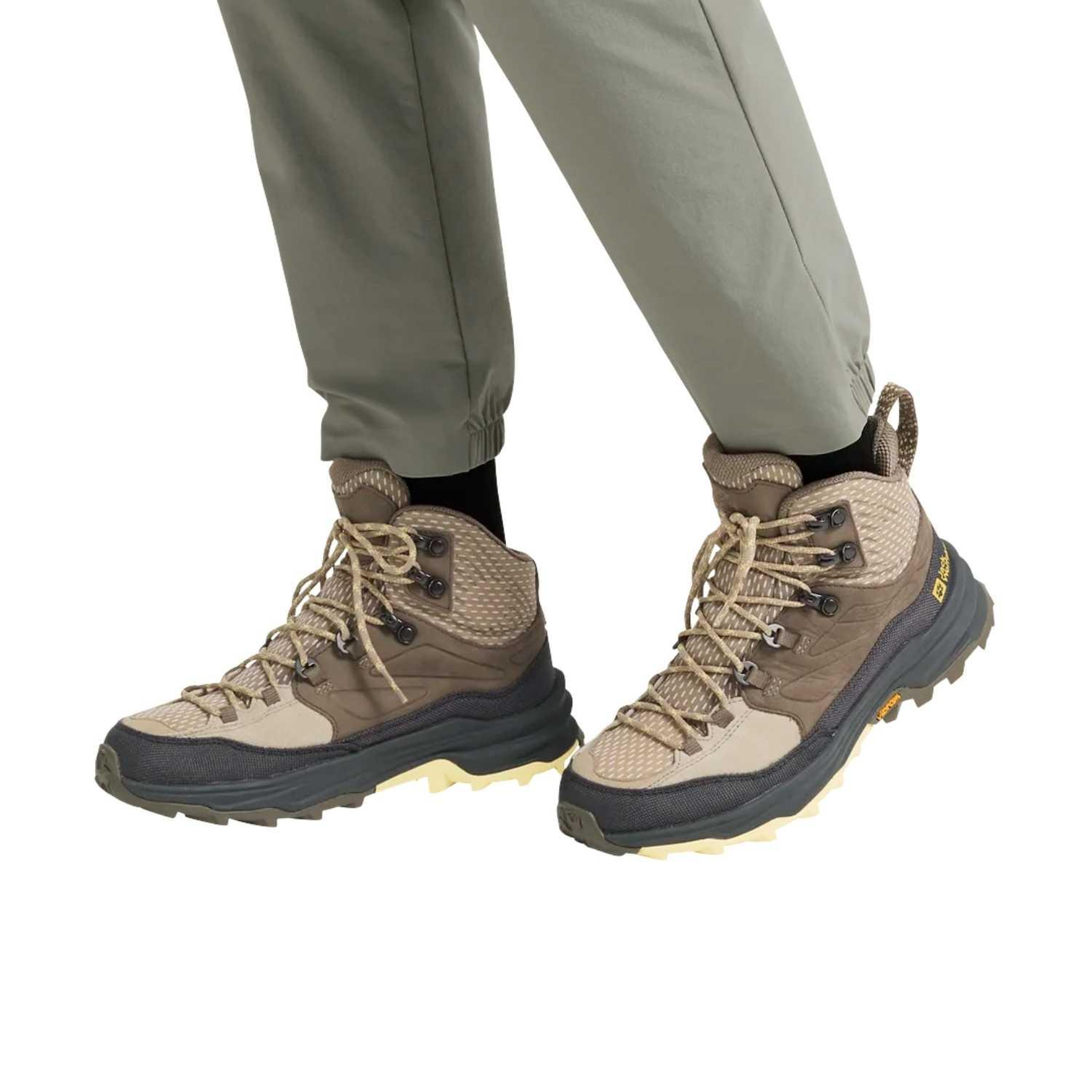 Jack Wolfskin Cyrox Texapore Mid Kadın Bej Bot