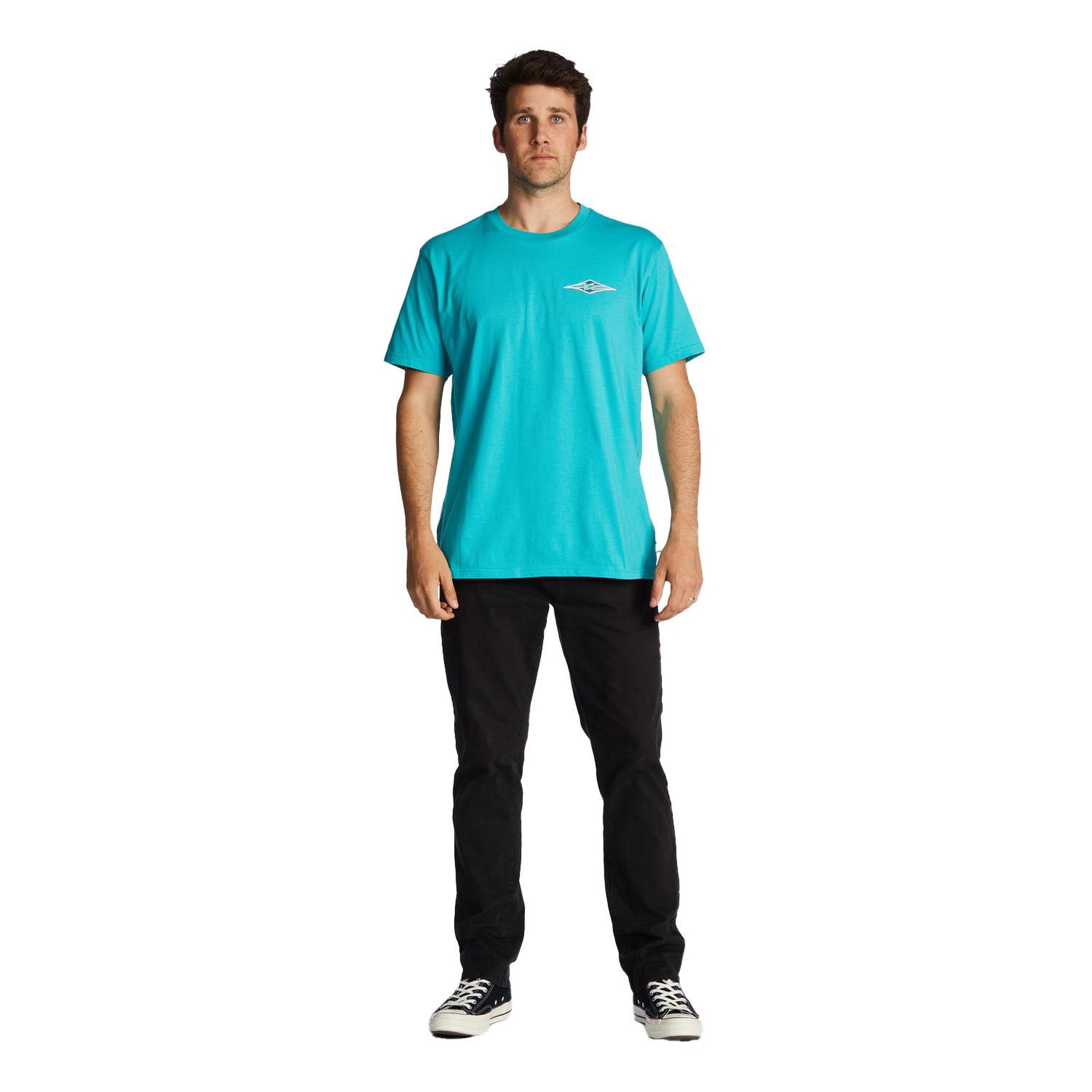 Billabong Crayon Wave Ss Erkek Mavi Tişört