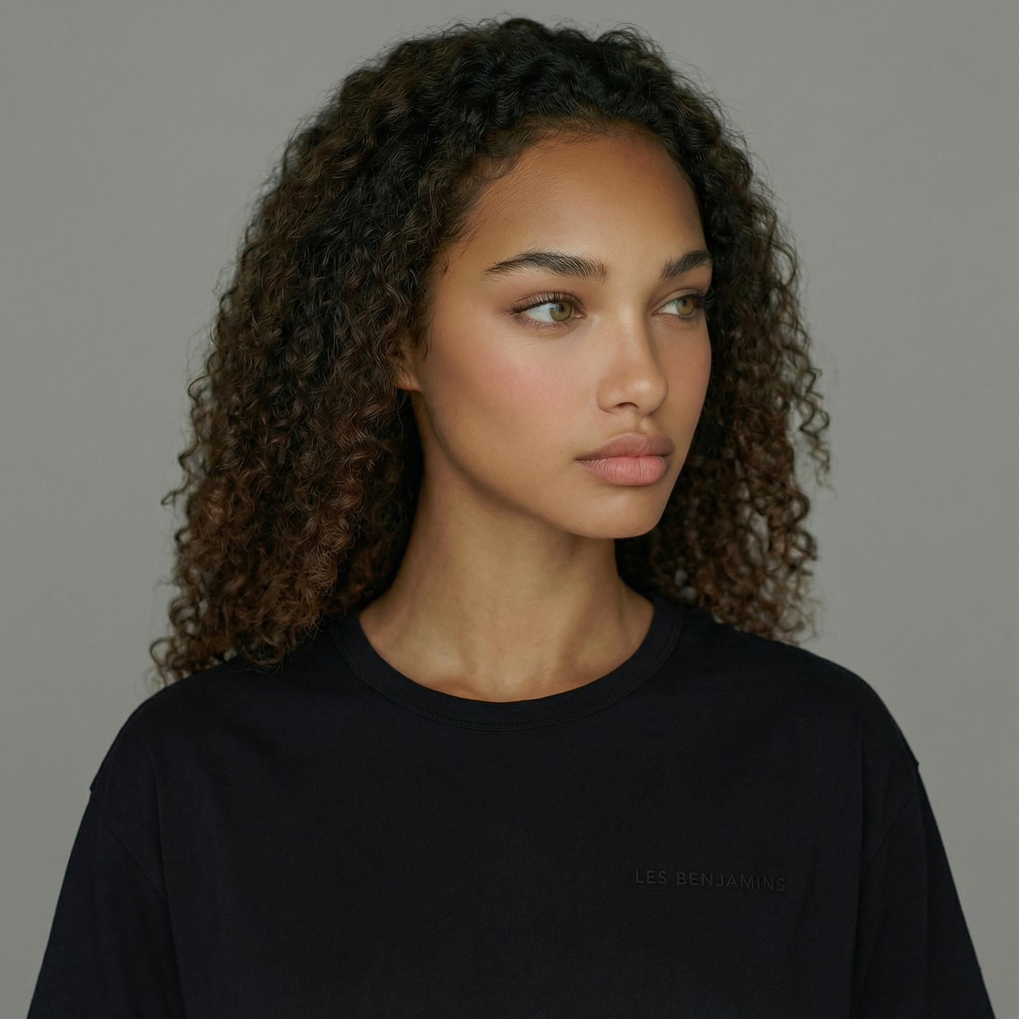 Les Benjamins 408 Unisex Siyah T-Shirt