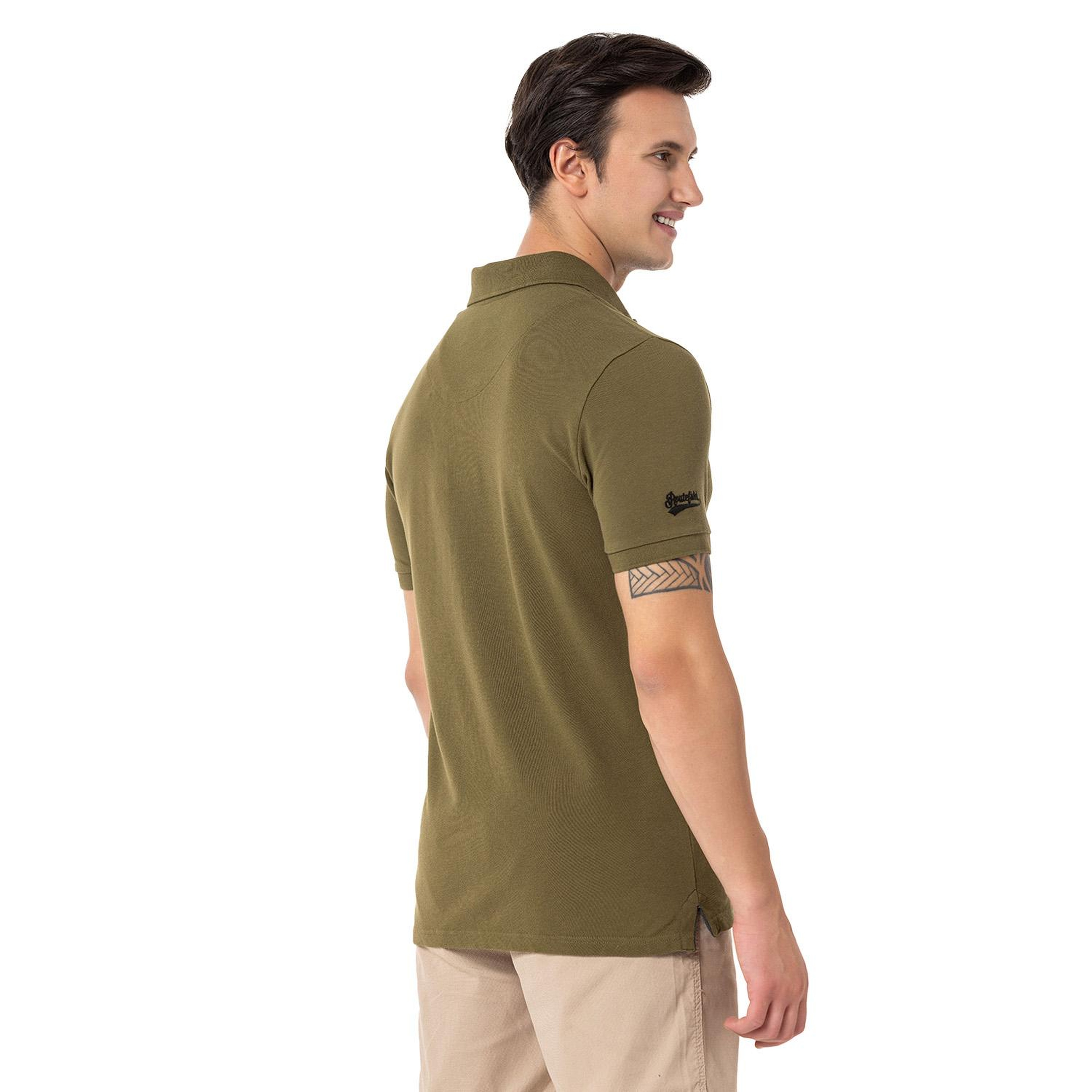 Routefield Pads Erkek Yeşil Polo Tişört