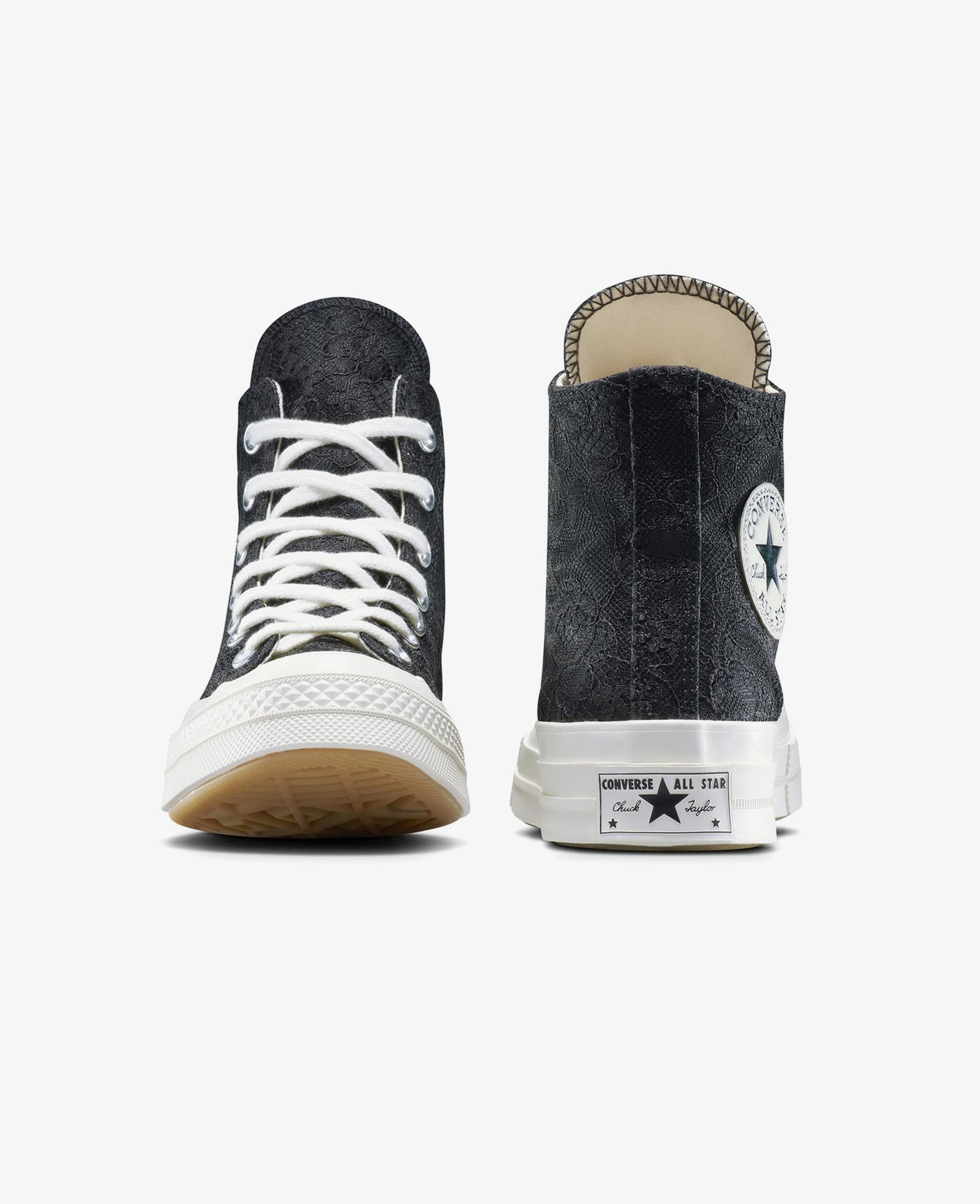 Converse Chuck 70 Kadın Dantelli Siyah Sneaker