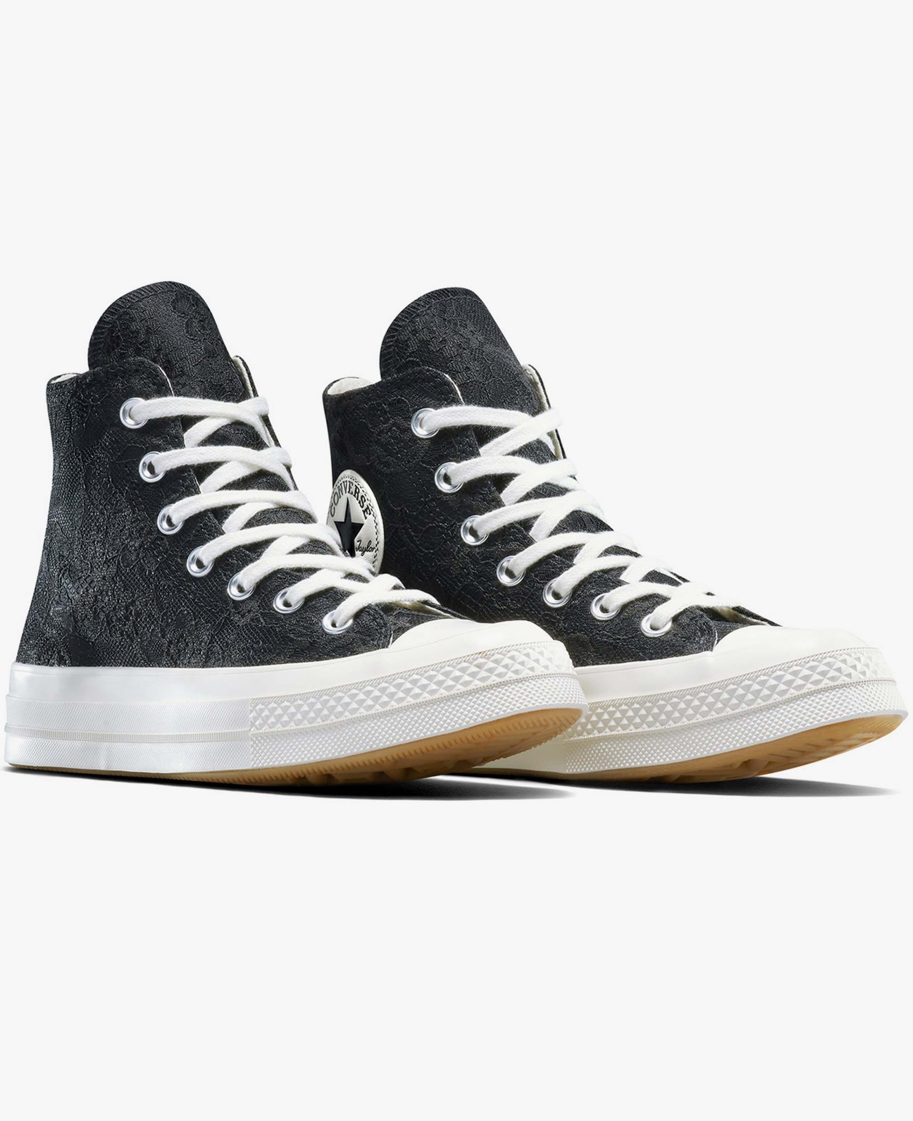 Converse Chuck 70 Kadın Dantelli Siyah Sneaker