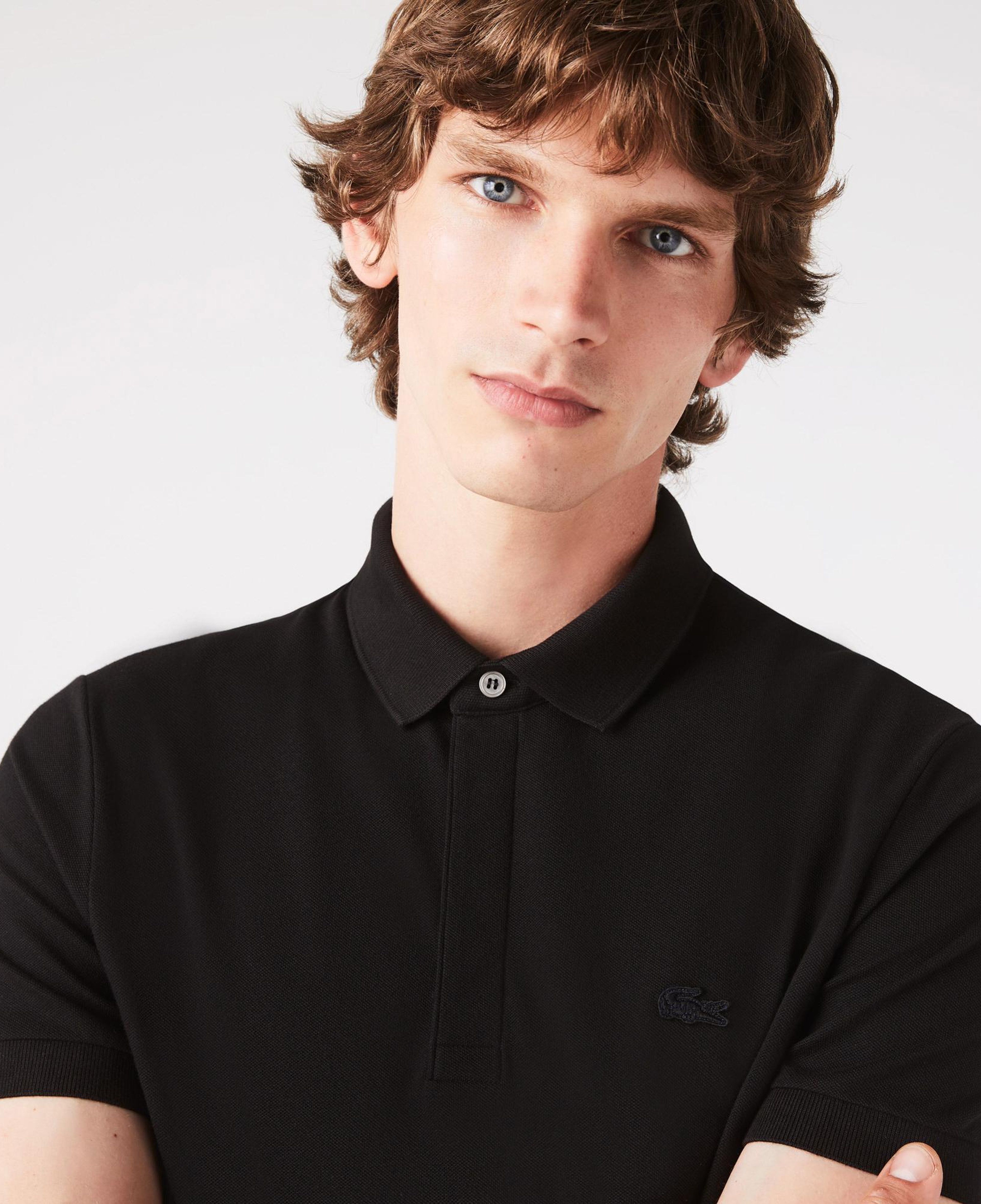 Lacoste Paris Erkek Regular Fit Siyah Polo