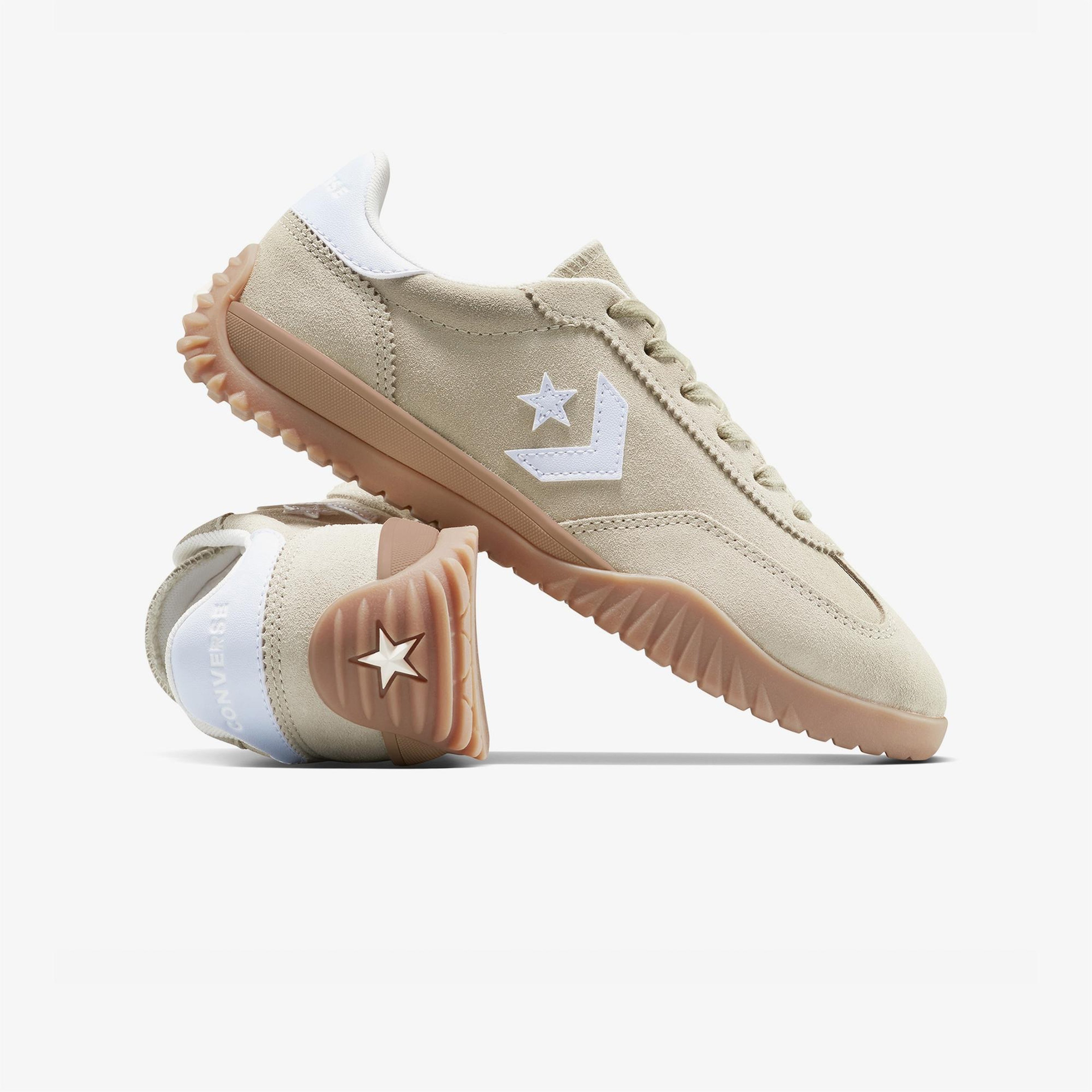 Converse Run Star Trainer Suede Unisex Yeşil Sneaker