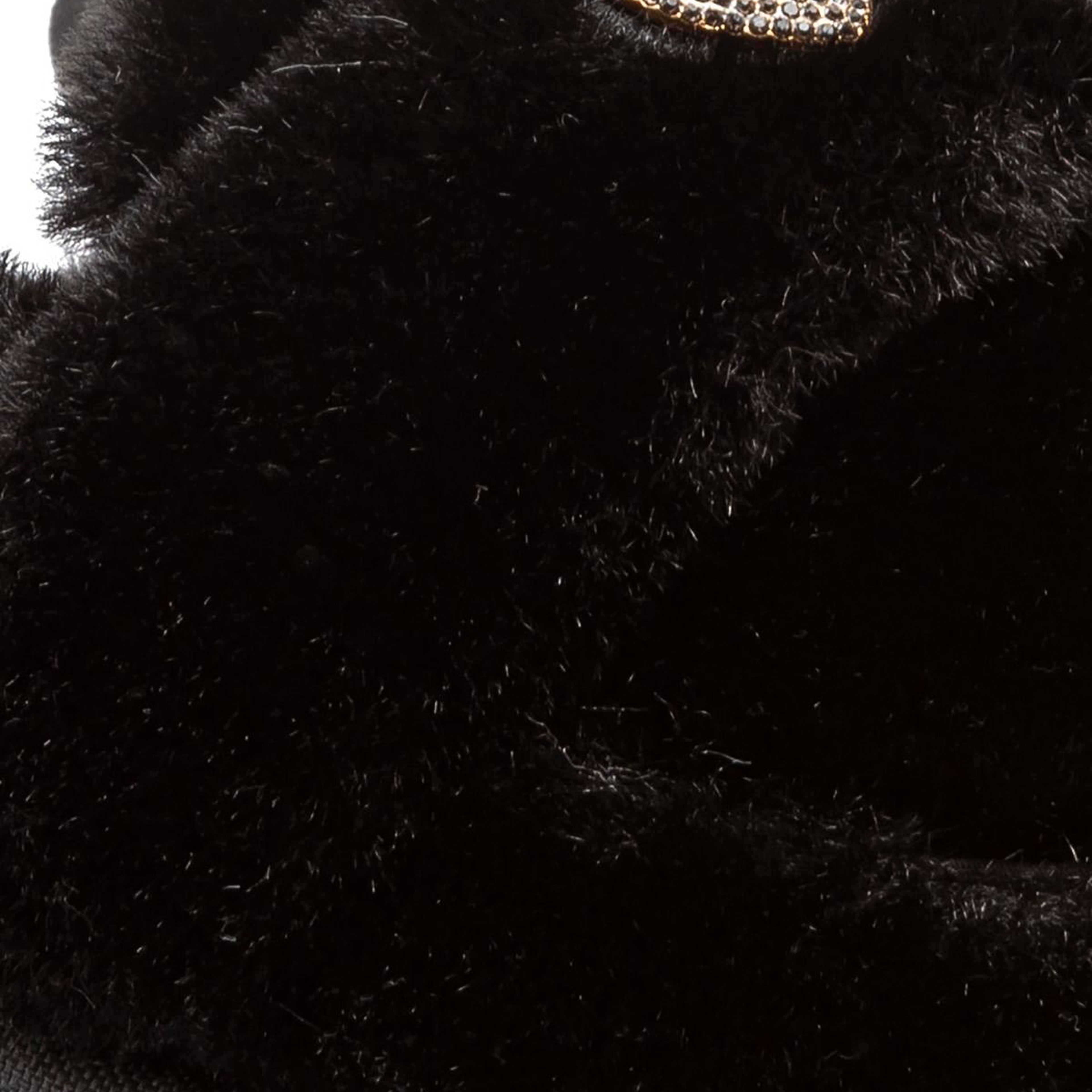 Mammy Peluş Kadın Ev Terliği Siyah 37/41