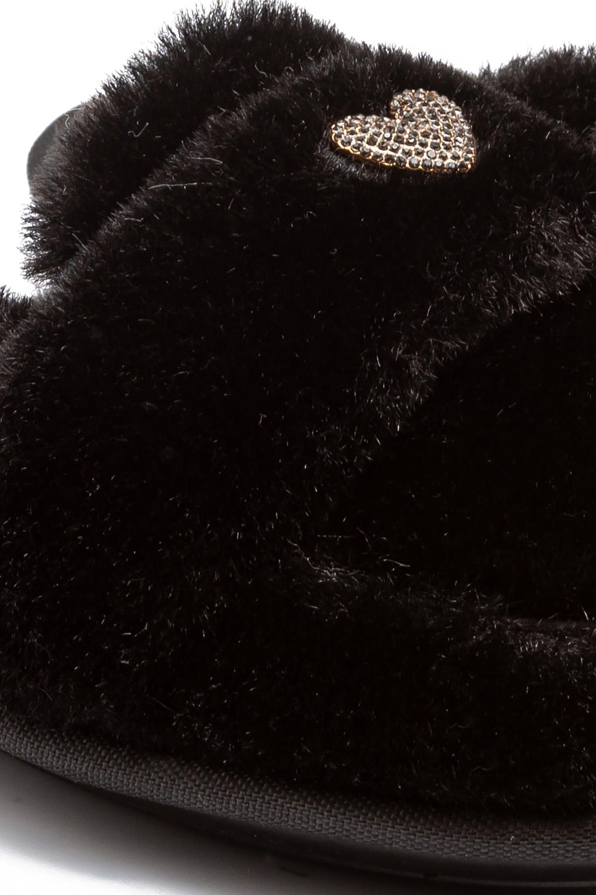 Mammy Peluş Kadın Ev Terliği Siyah 37/41