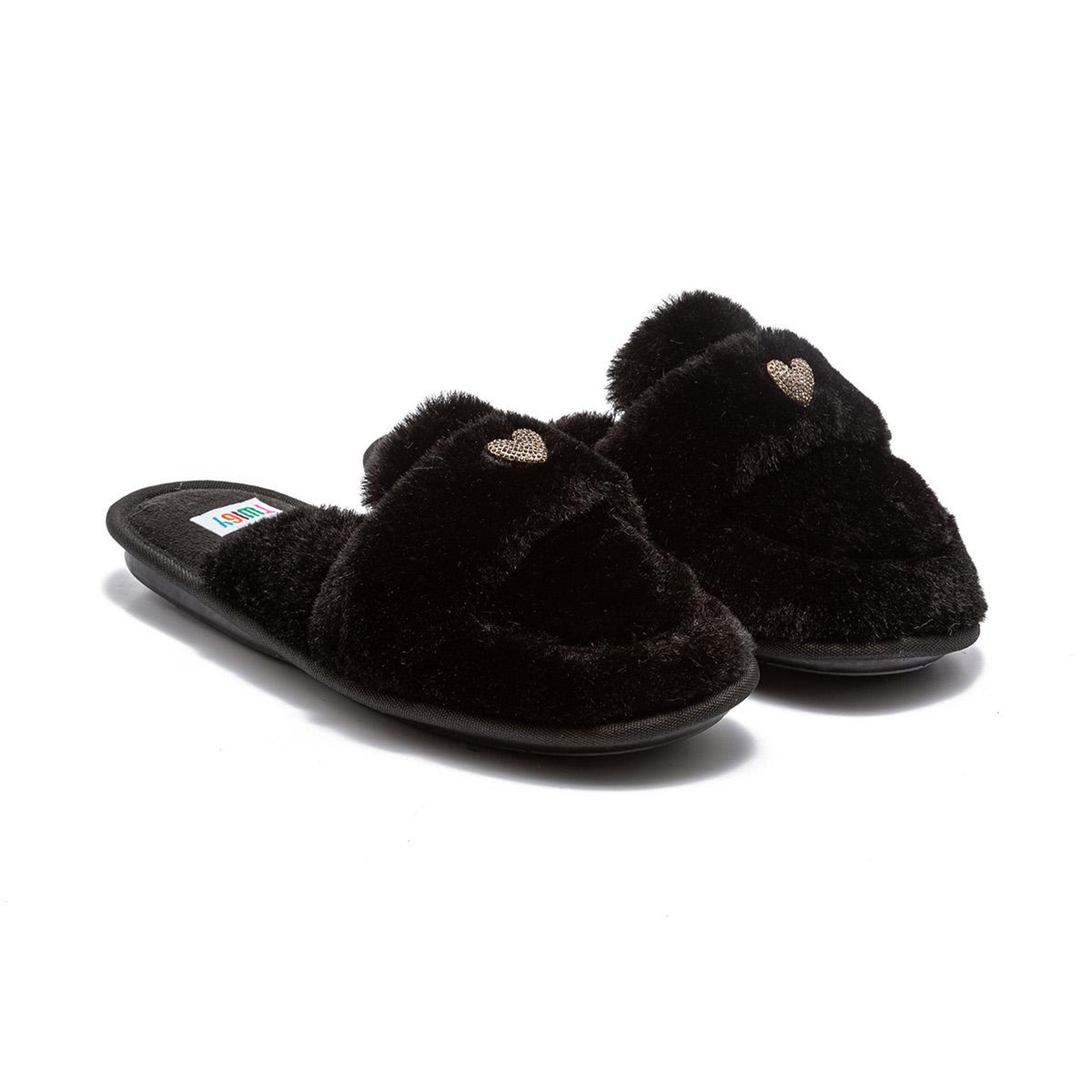 Mammy Peluş Kadın Ev Terliği Siyah 37/41