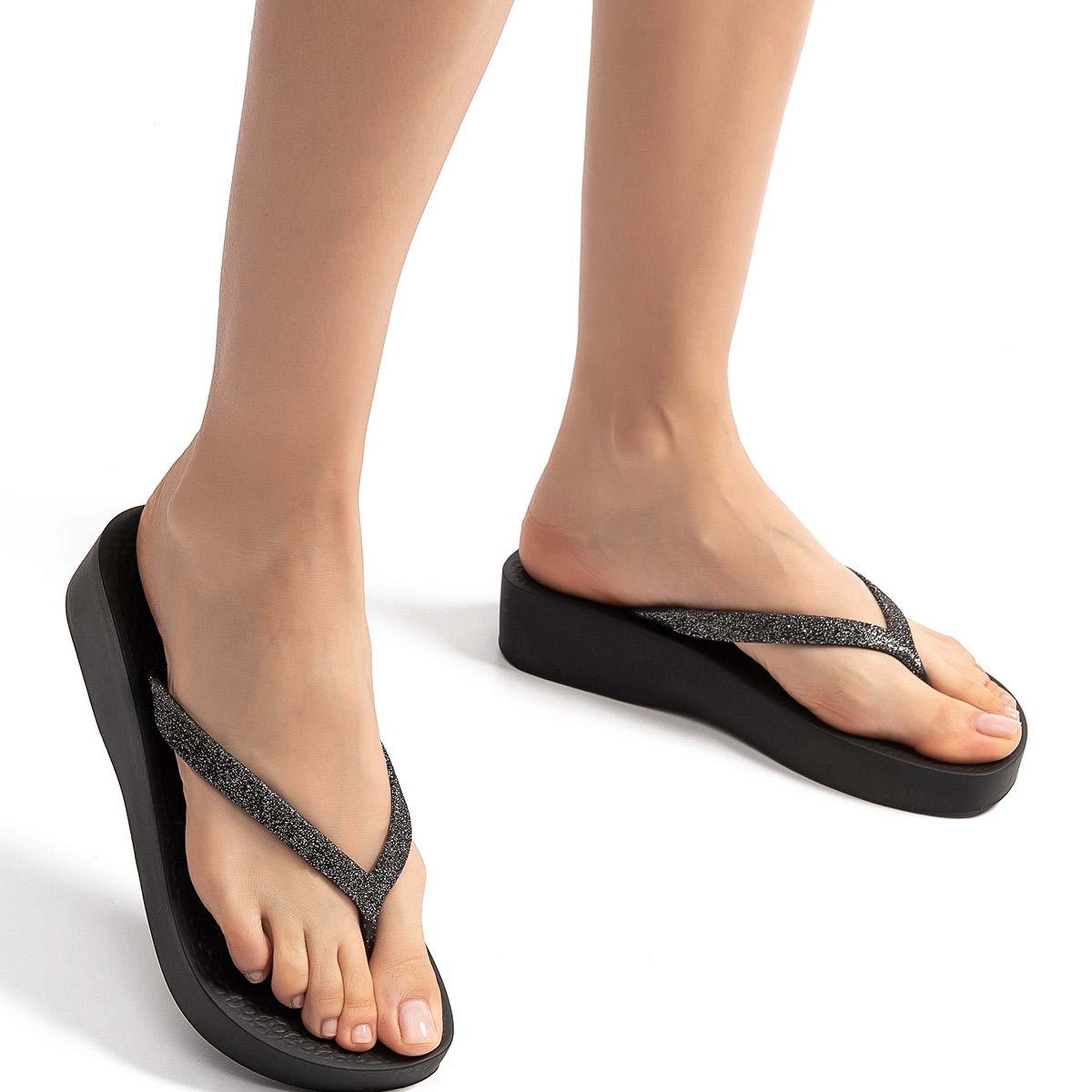 Mesh Chic Kadın Parmak Arası Terlik Siyah 35/42