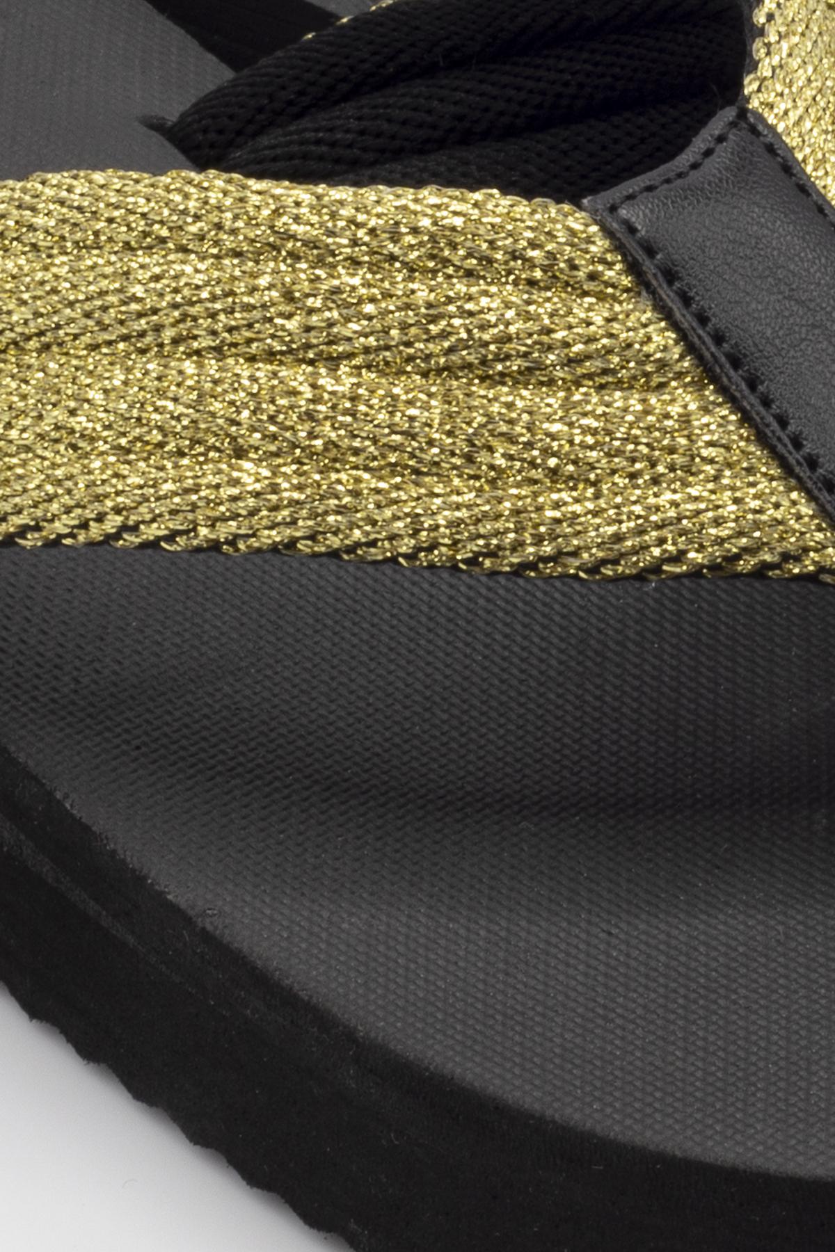 Angelina Kadın Parmak Arası Terlik Altın 35/40