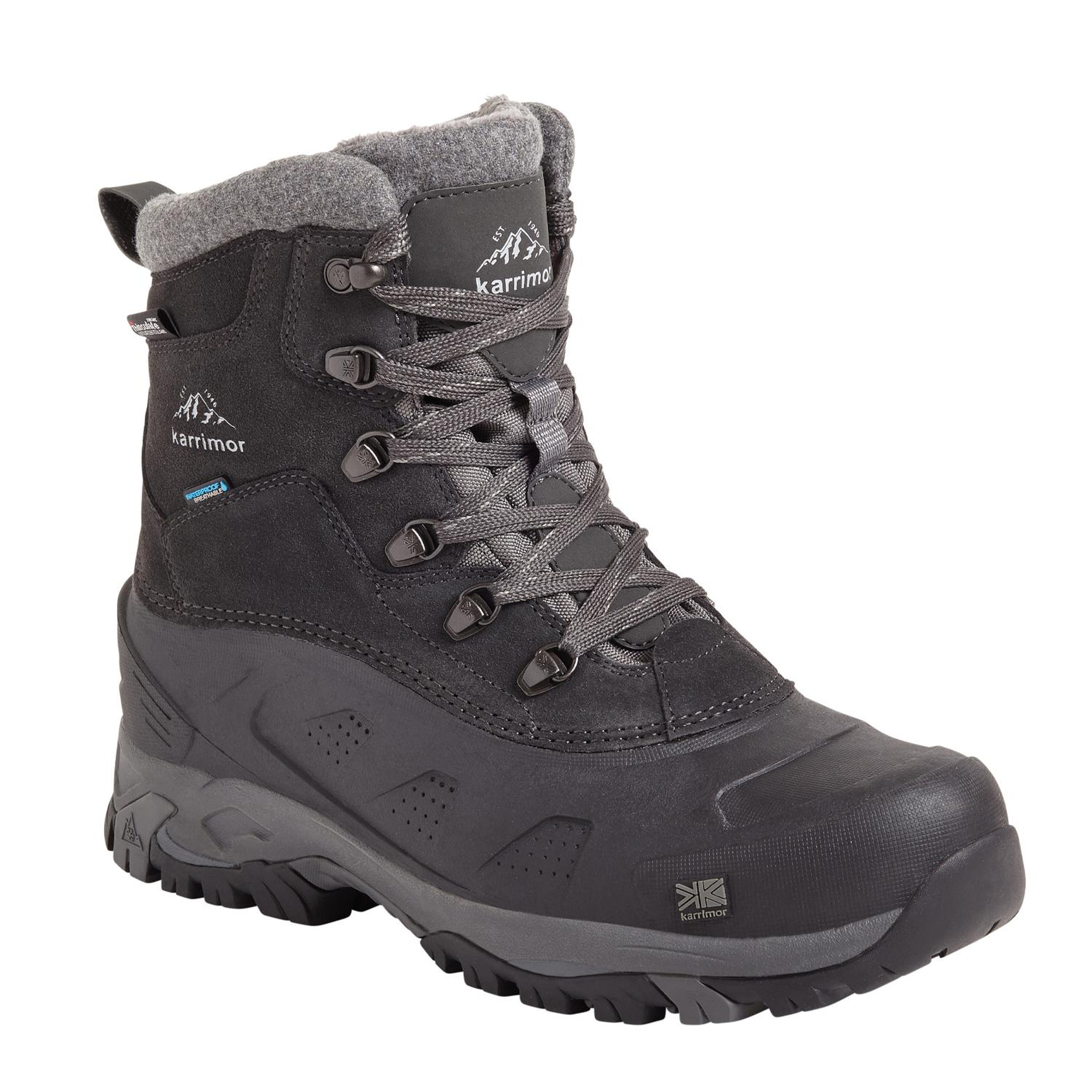 Karri̇mor Snowfur 3 Wt Black Erkek Siyah Bot