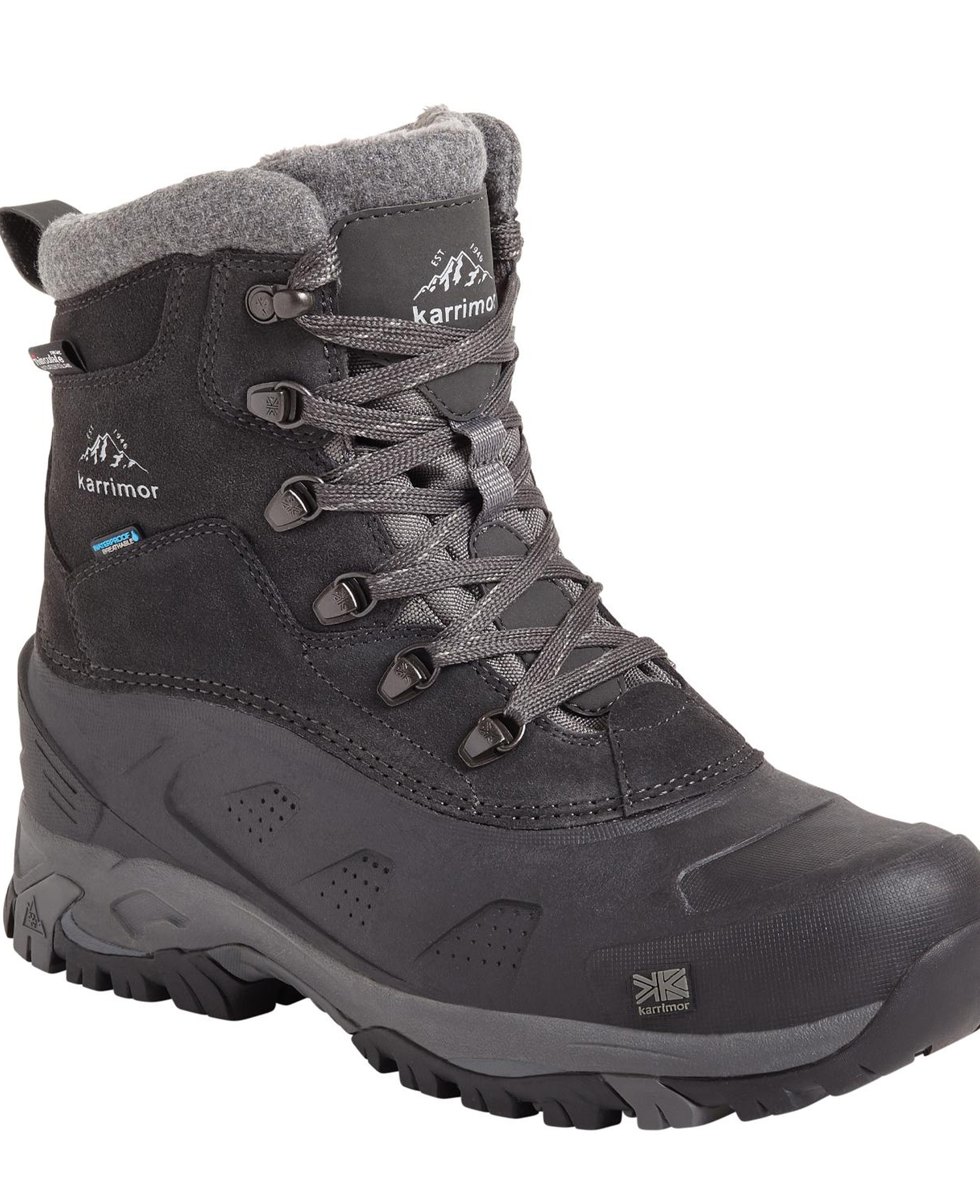 Karri̇mor Snowfur 3 Wt Black Erkek Siyah Bot