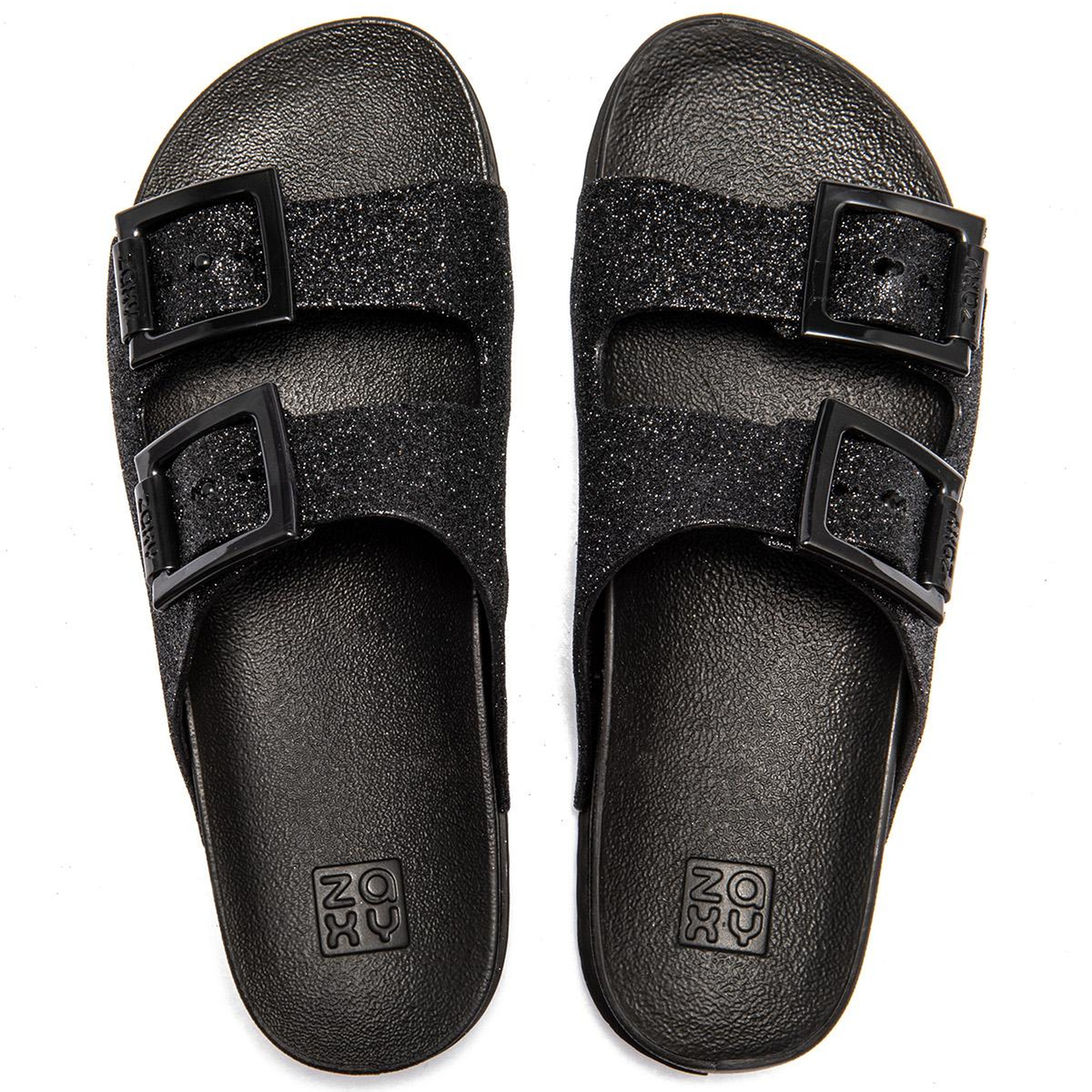 Partner New Çift Bantlı Kadın Terlik Simli Siyah 35/42