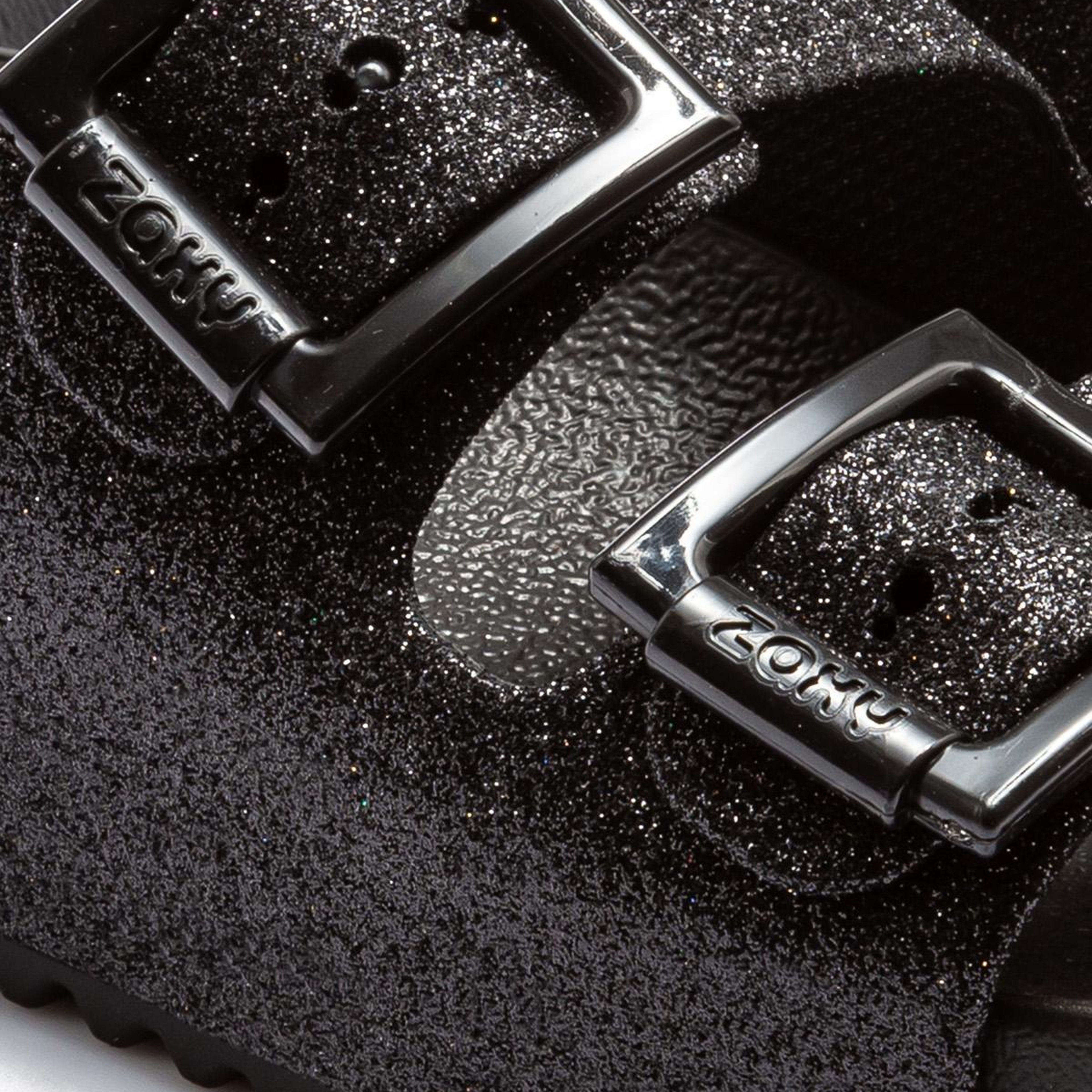 Partner New Çift Bantlı Kadın Terlik Simli Siyah 35/42