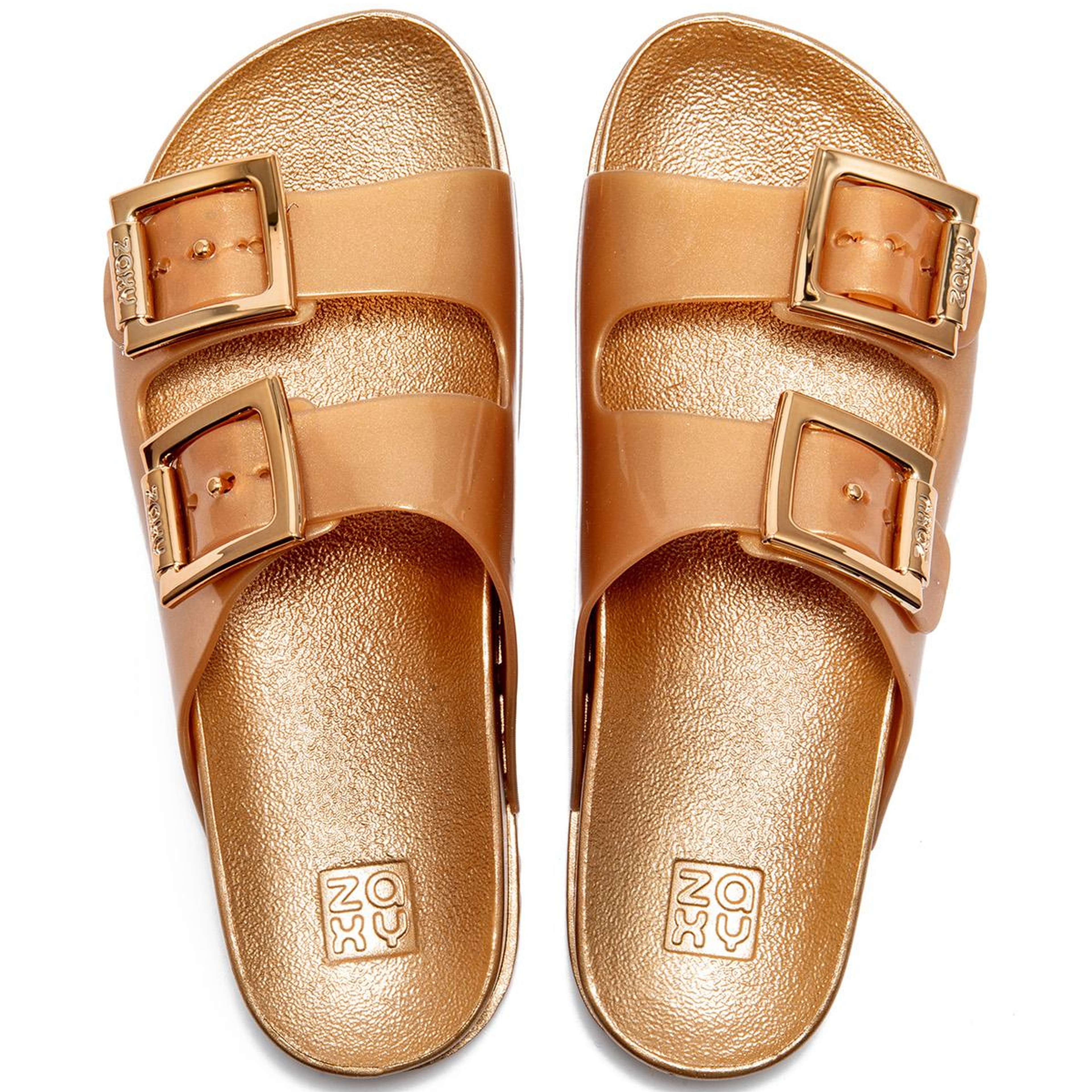 Partner Çift Bantlı Kadın Terlik Altın 35/42