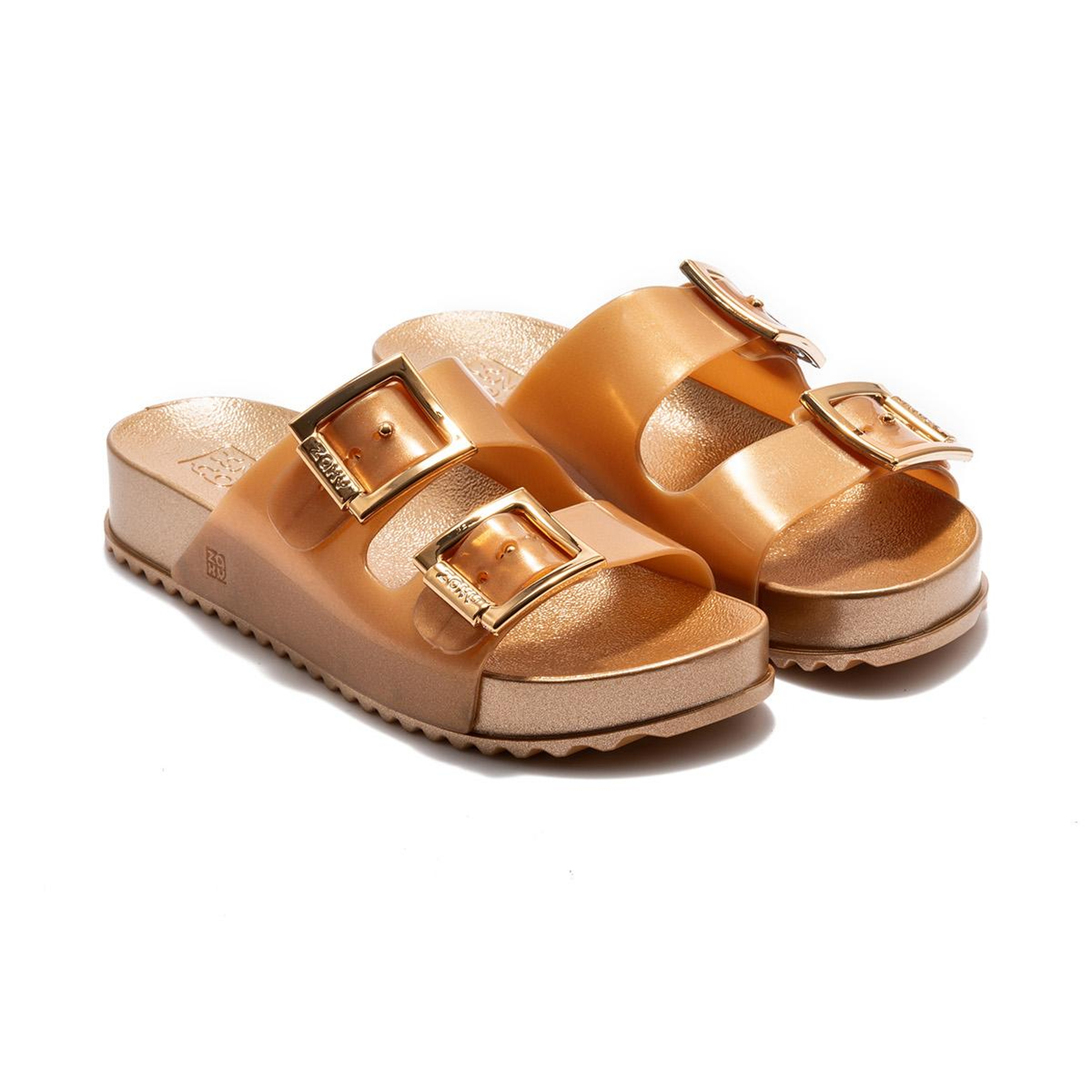 Partner Çift Bantlı Kadın Terlik Altın 35/42