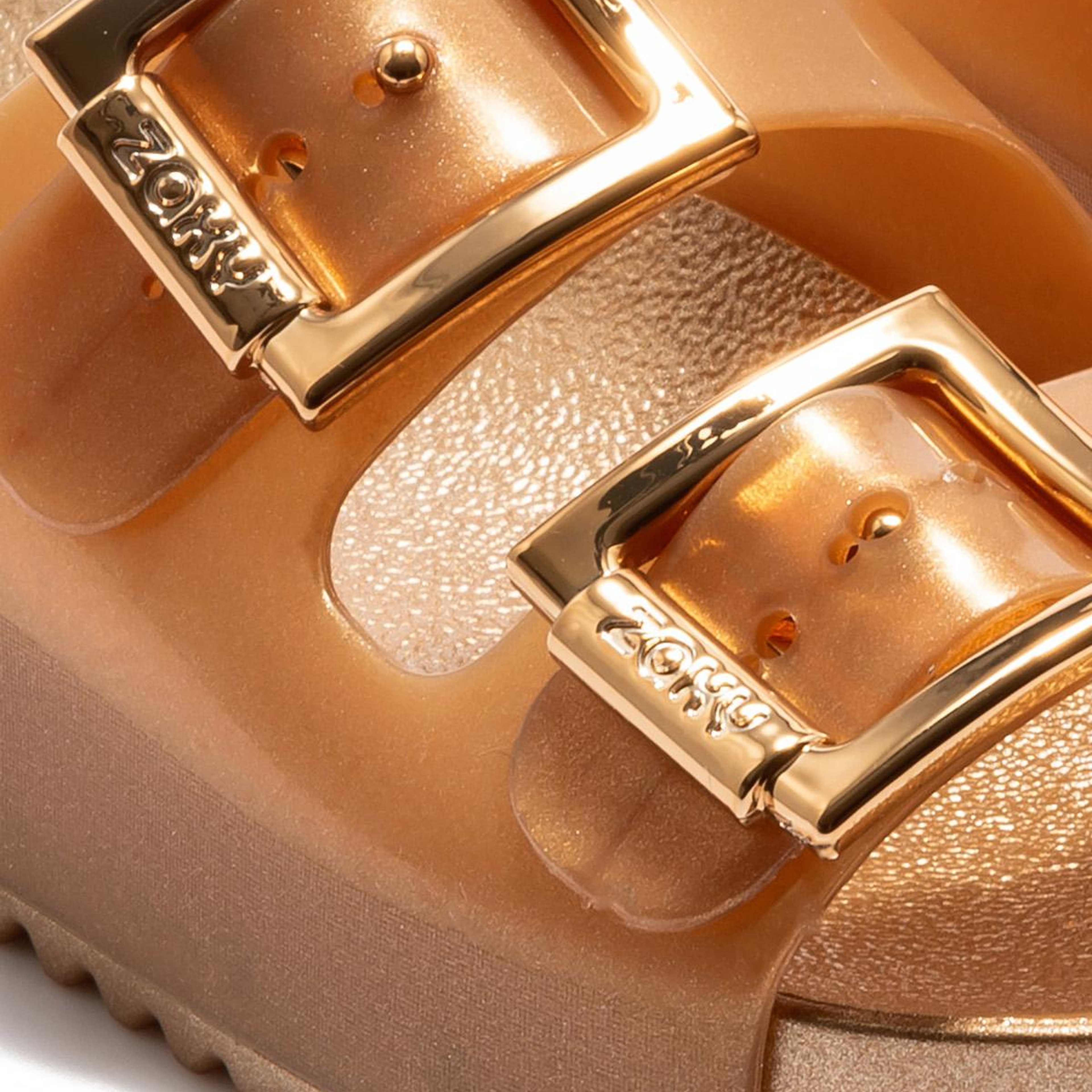 Partner Çift Bantlı Kadın Terlik Altın 35/42