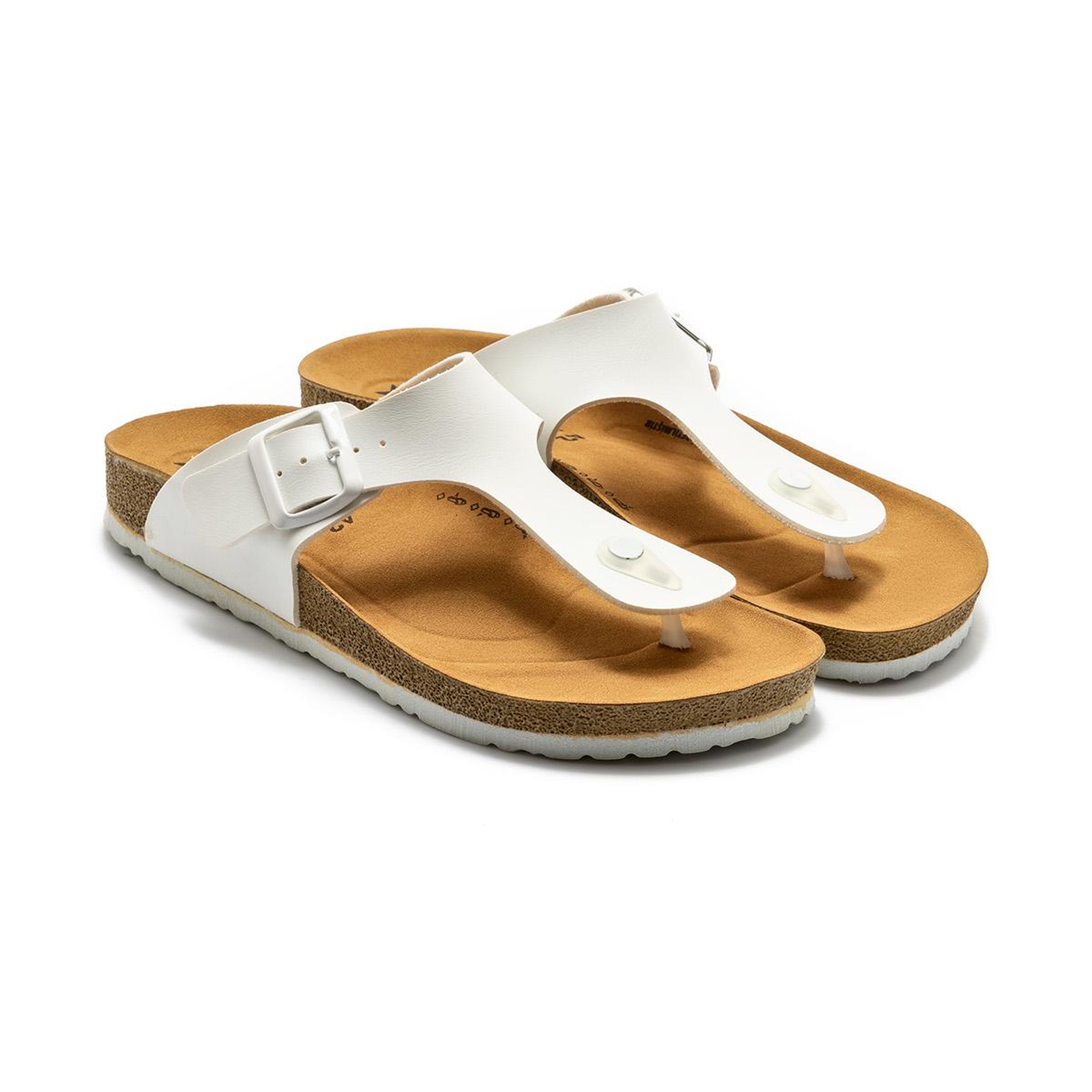 Igor 18 Erkek Parmak Arası Terlik Beyaz 40/45