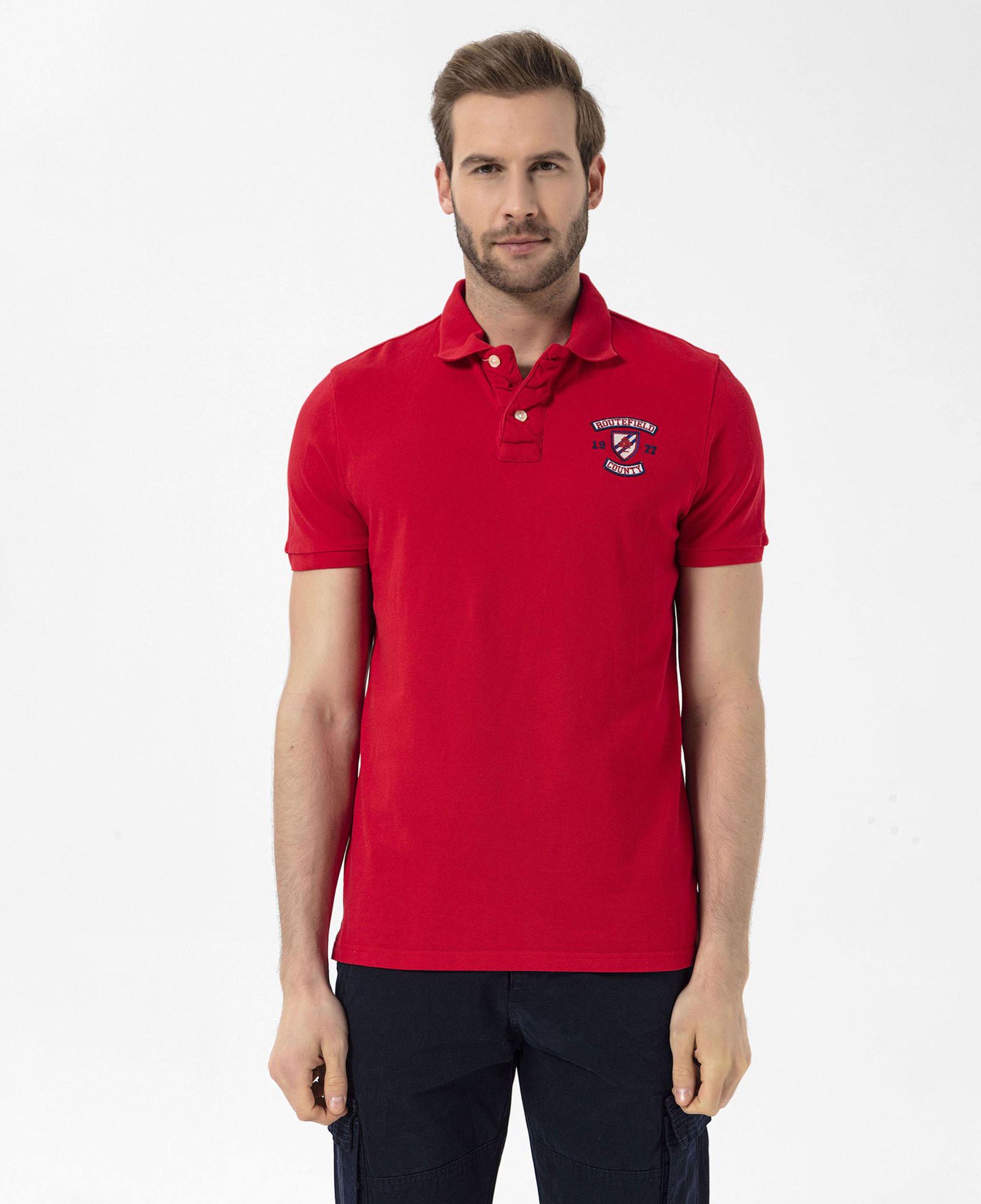Routefield Prime Erkek Kırmızı Polo Tişört
