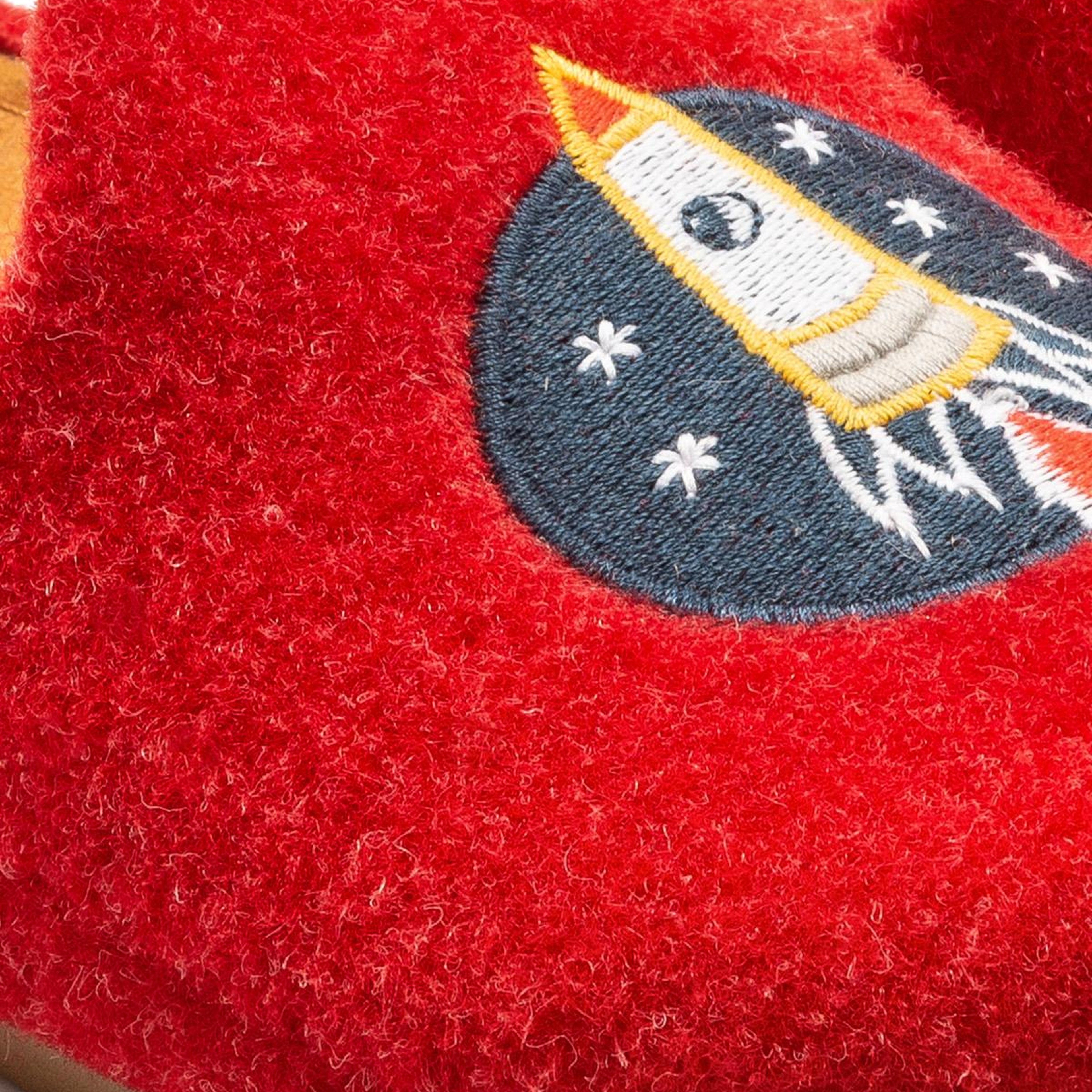 Roket Çocuk Ev Terliği Kırmızı 30/35