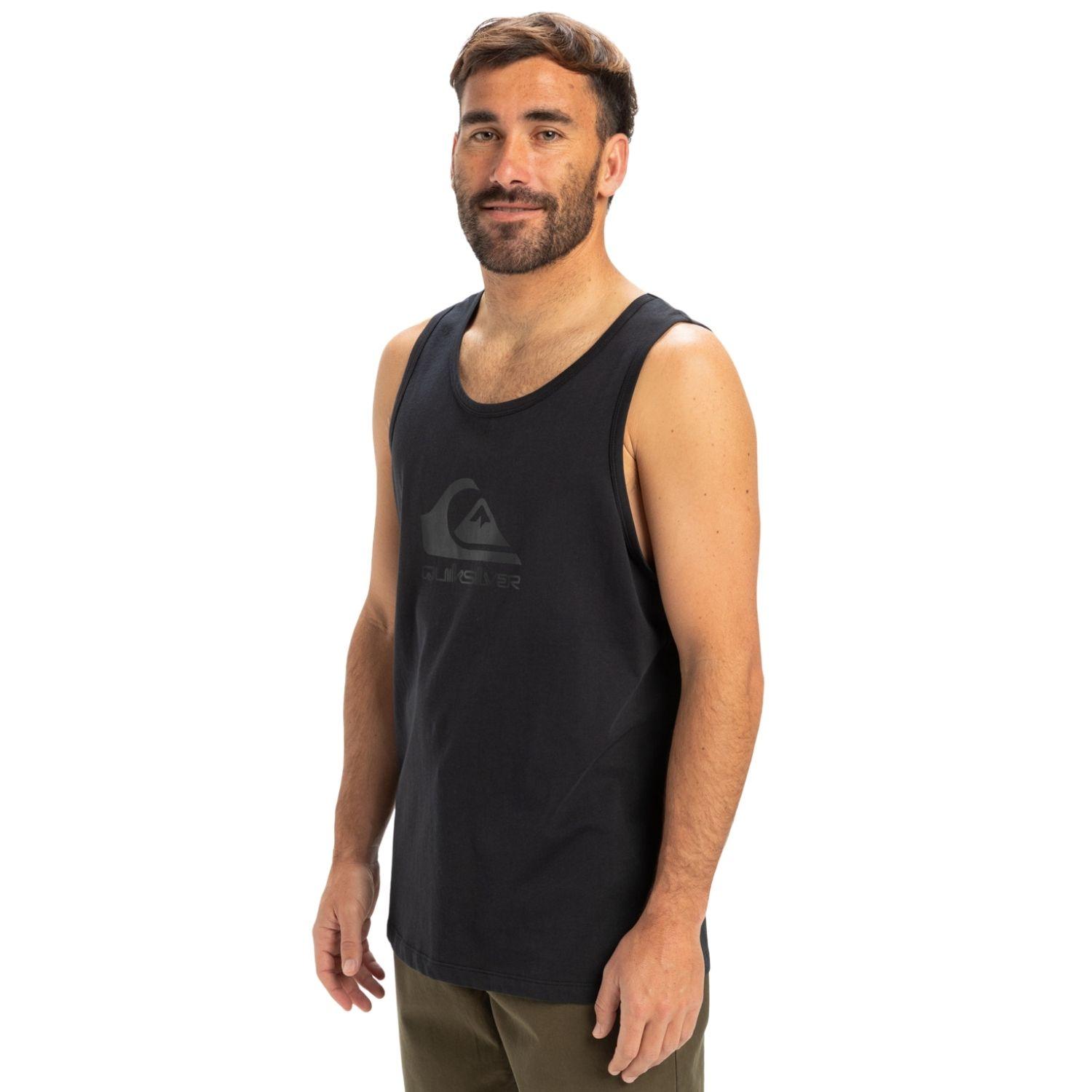 Quiksilver Ev Comp Logo Tank Erkek Siyah Atlet