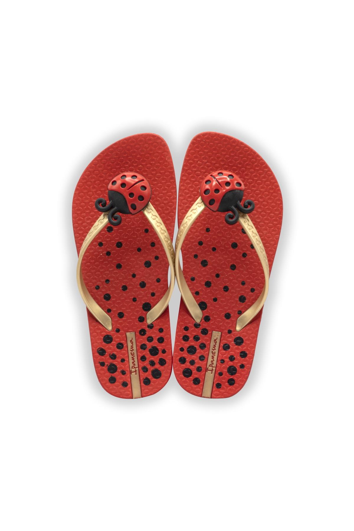 Love III Çocuk Parmak Arası Terlik Kırmızı 28/35