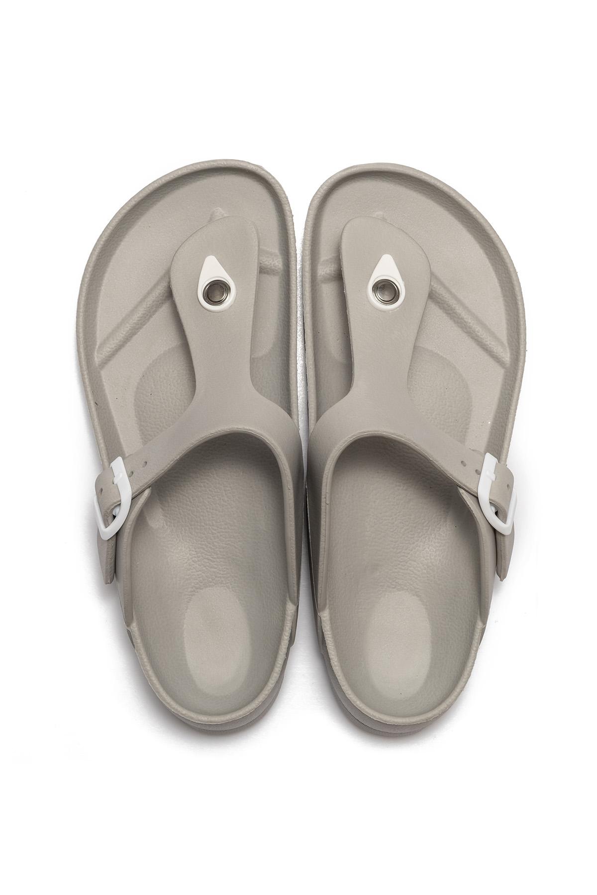 Jude Kadın Parmak Arası Terlik Gri 37/41