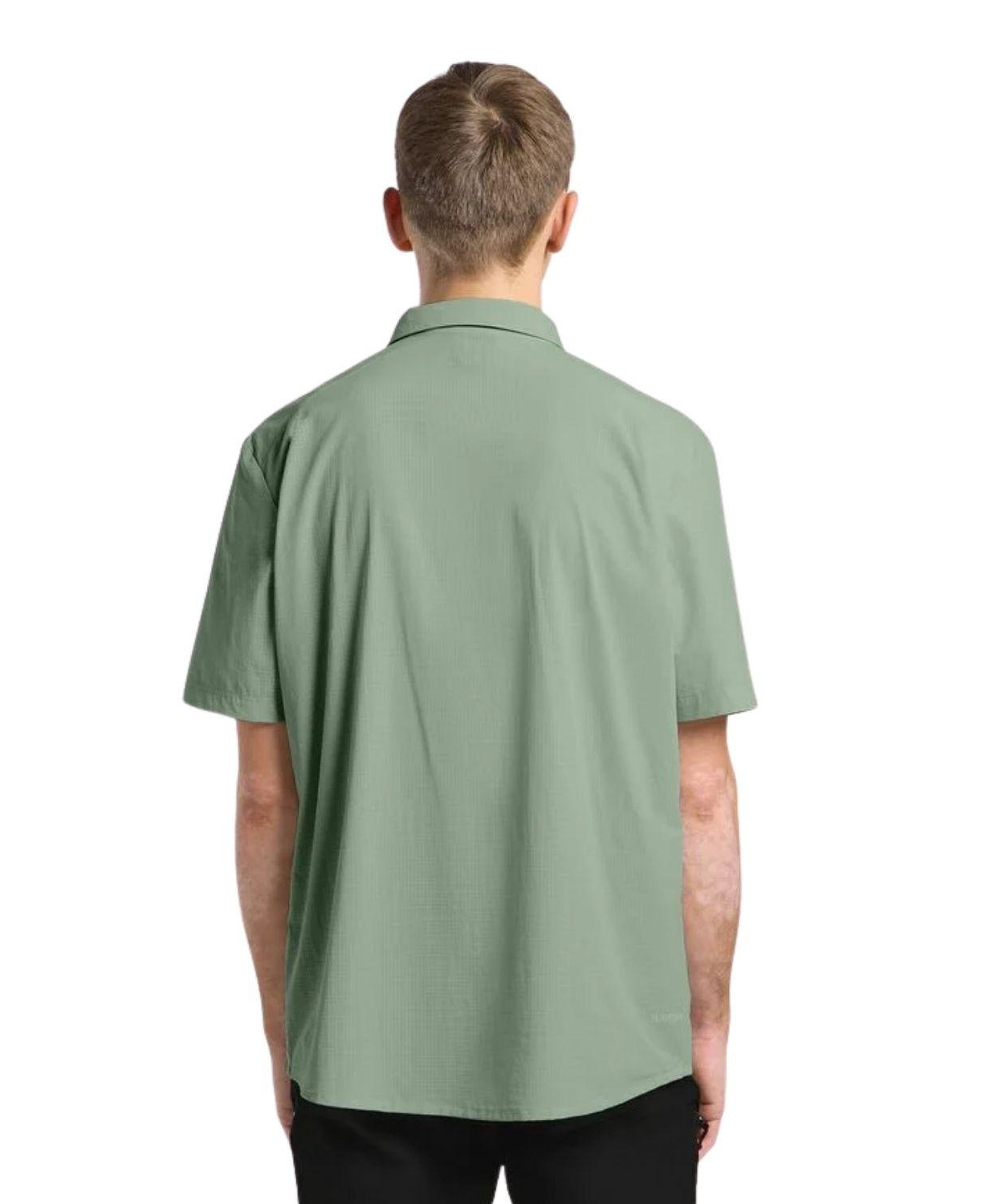 Jack Wolfskin Vandra S|s Shirt Erkek Yeşil Gömlek