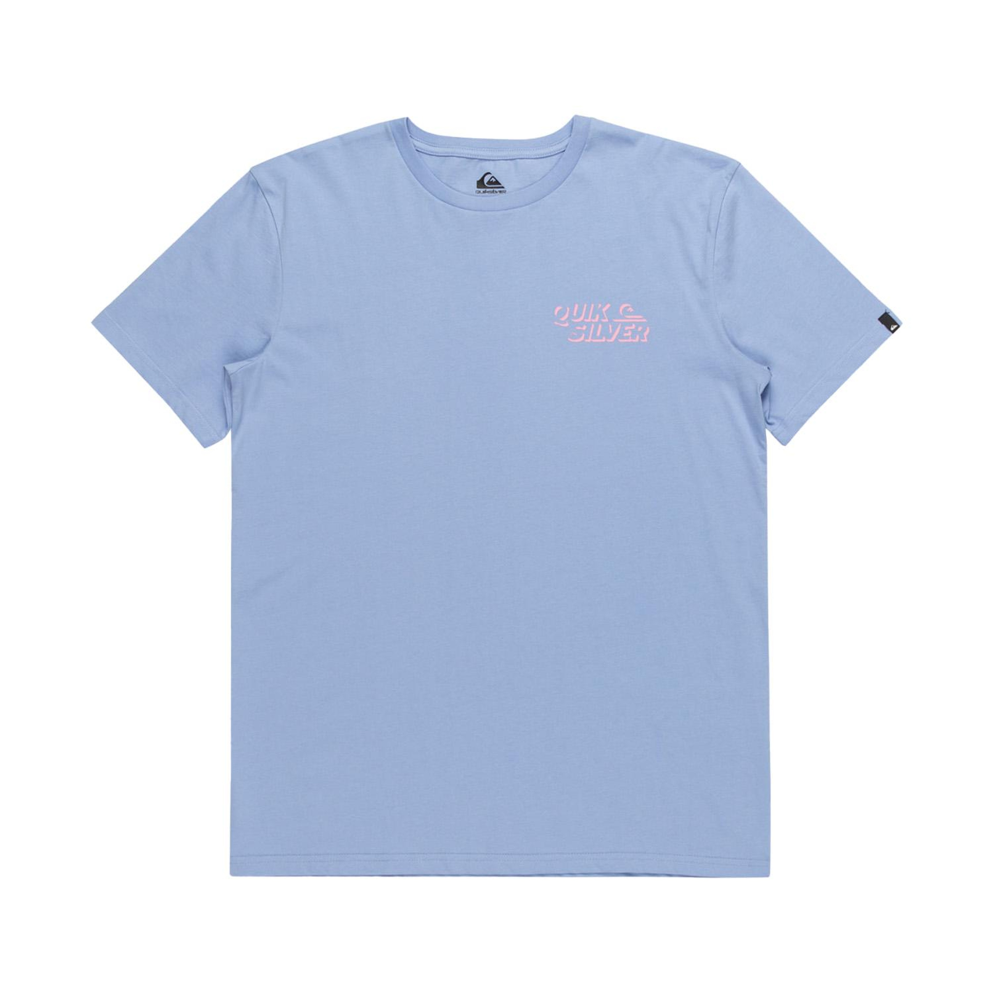 Quiksilver Shadow Knock Erkek Mavi Tişört