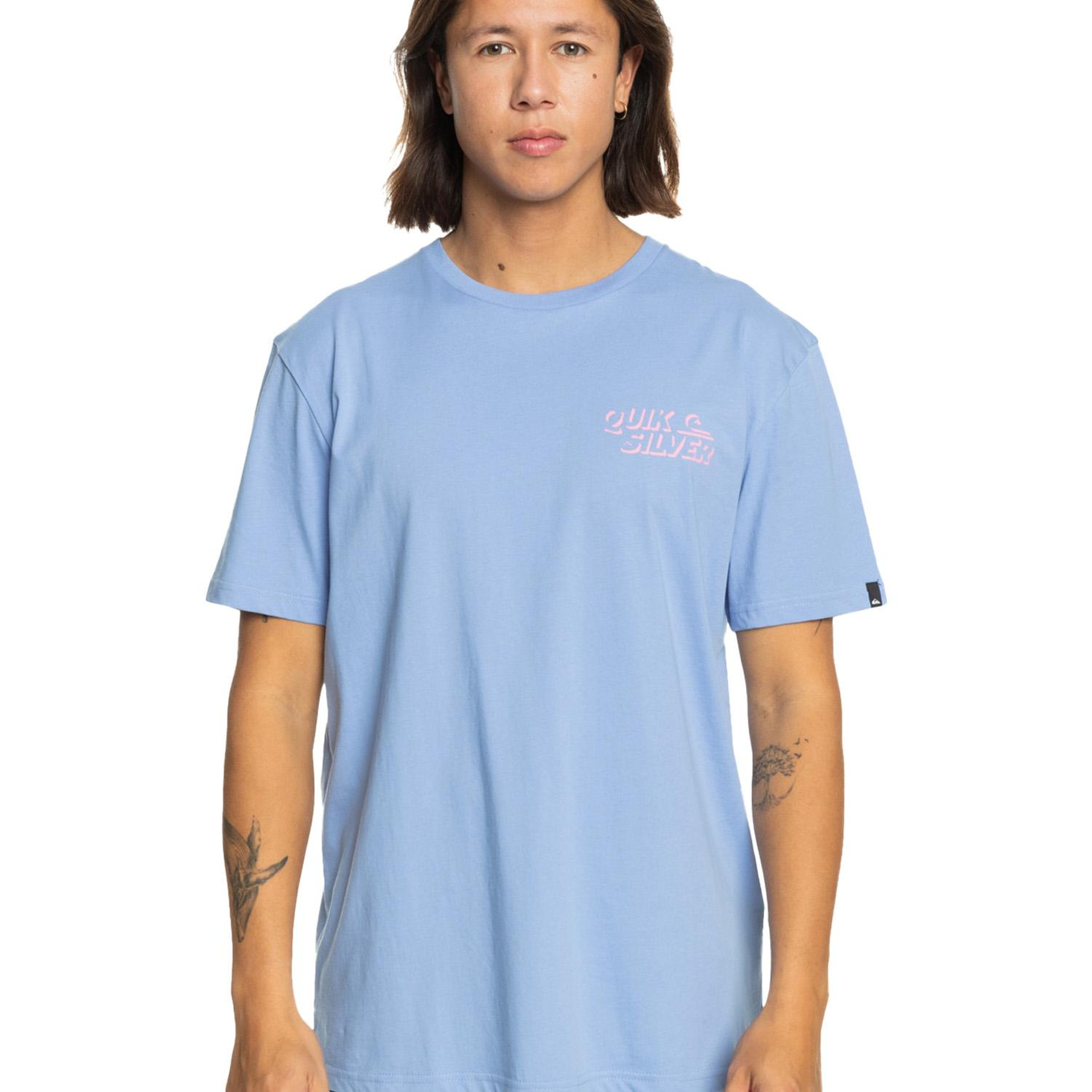 Quiksilver Shadow Knock Erkek Mavi Tişört