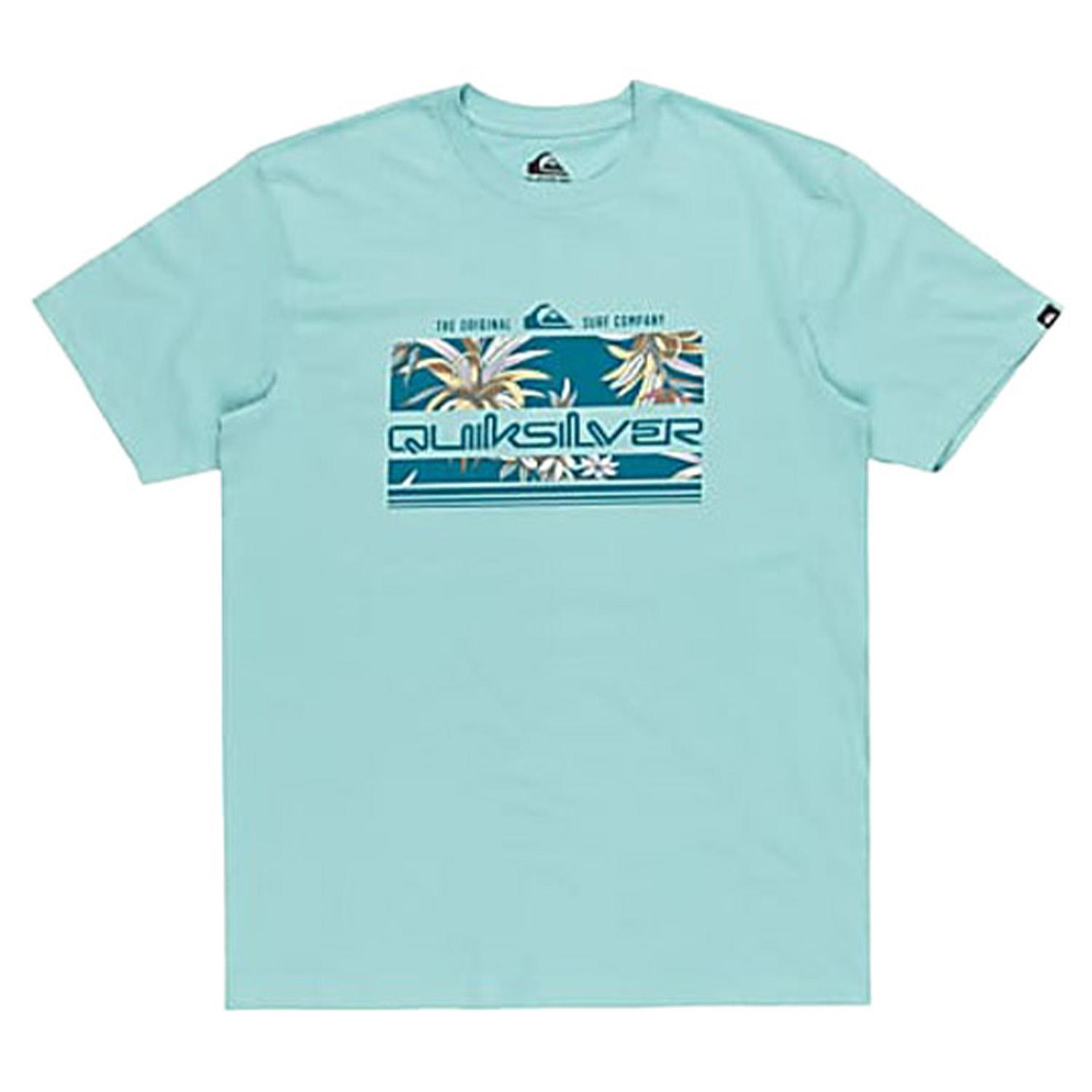 Quiksilver Tropical Rainbow Erkek Mavi Tişört