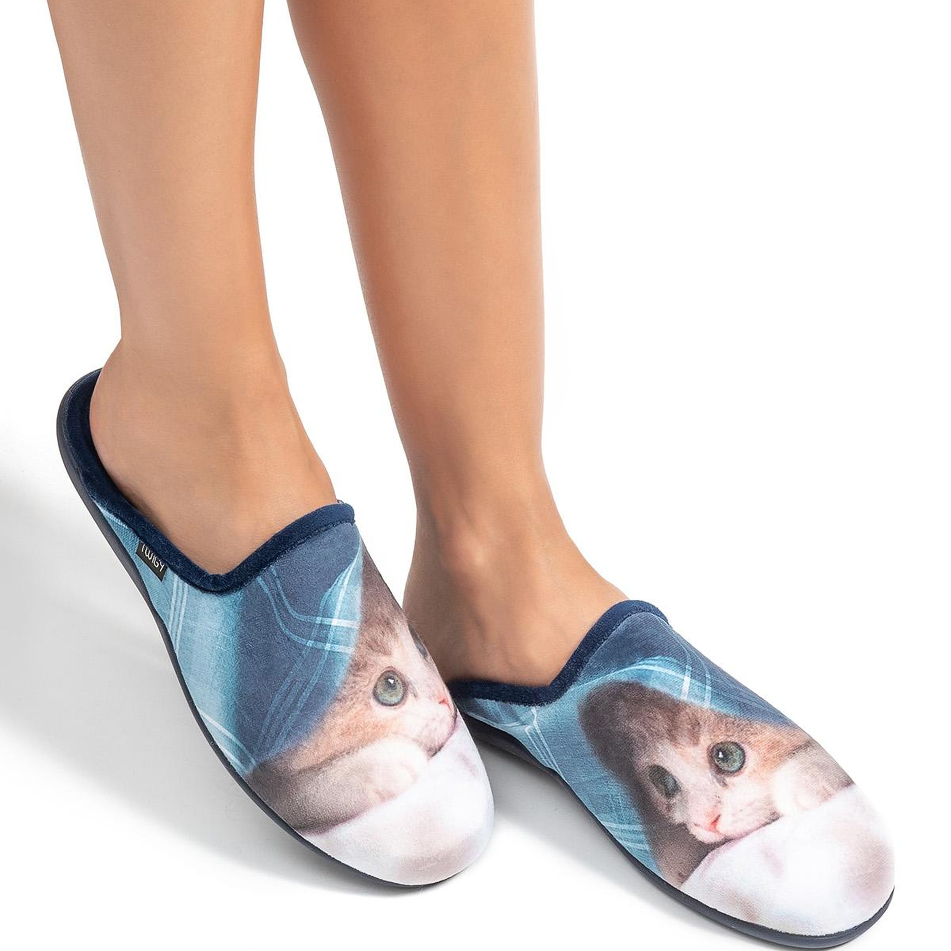 Kitten Kadın Ev Terliği Mavi 36/41