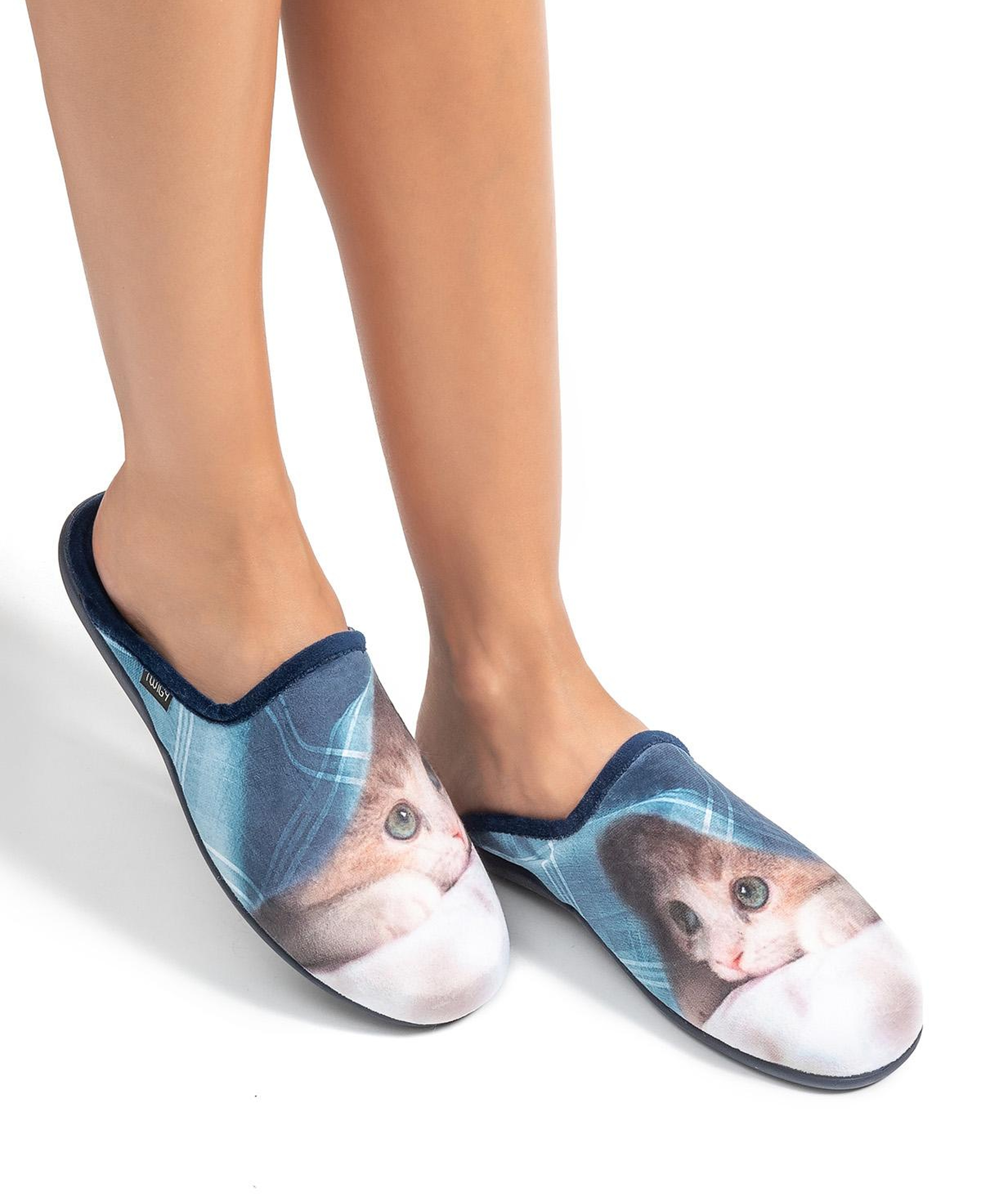 Kitten Kadın Ev Terliği Mavi 36/41