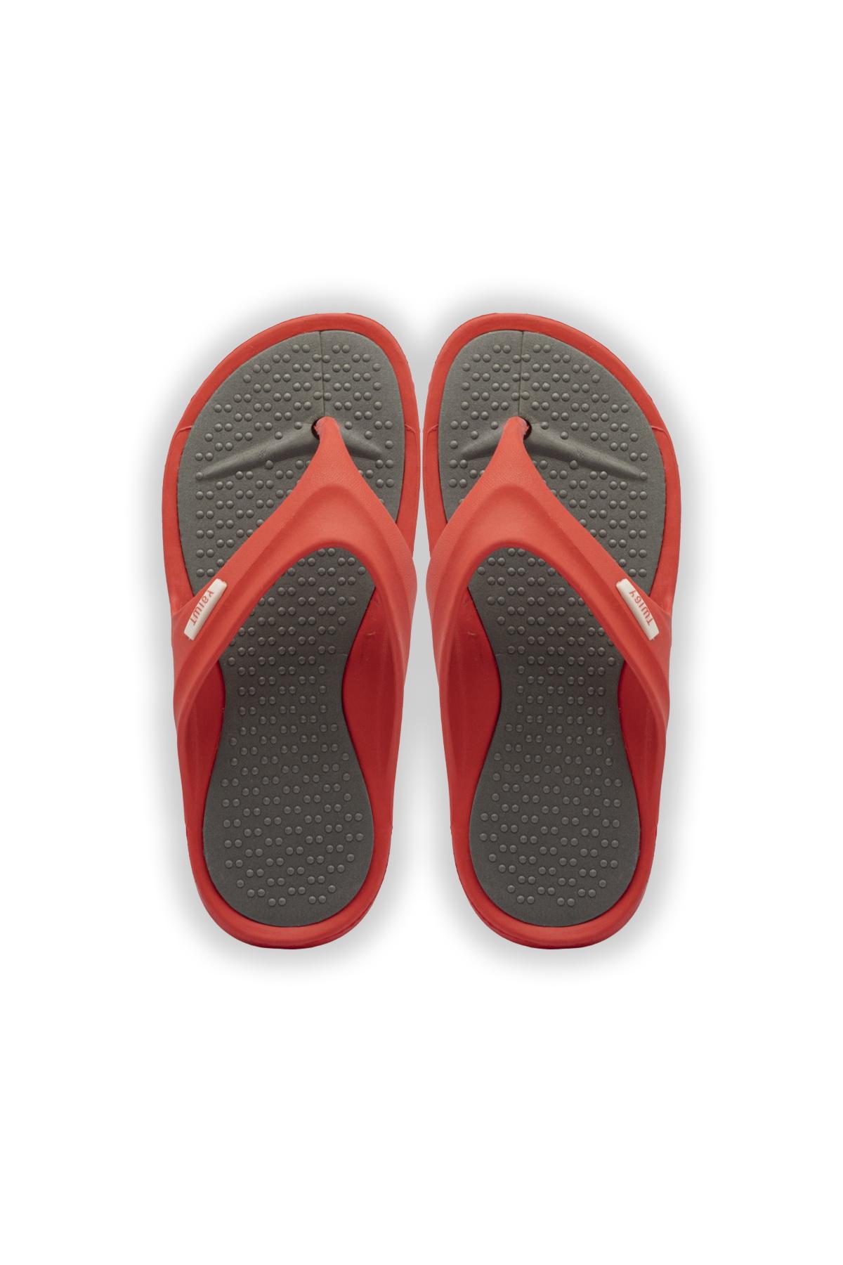 Jili Çocuk Parmak Arası Terlik Kırmızı 30/35